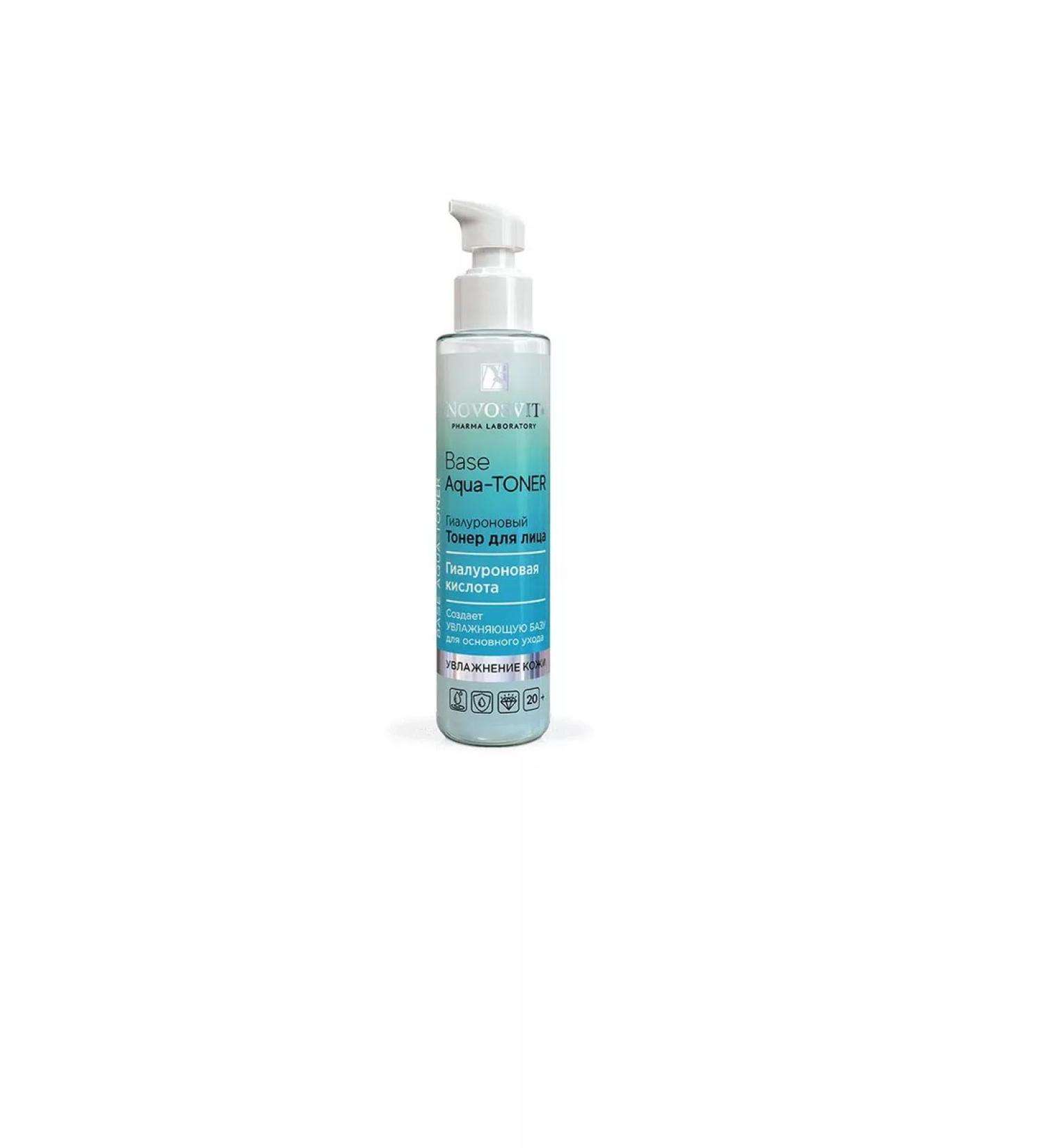 Novosvit Facial toner hyaluronic Base Aqua-Toner 100ml - Buy Online on GoSupps.com