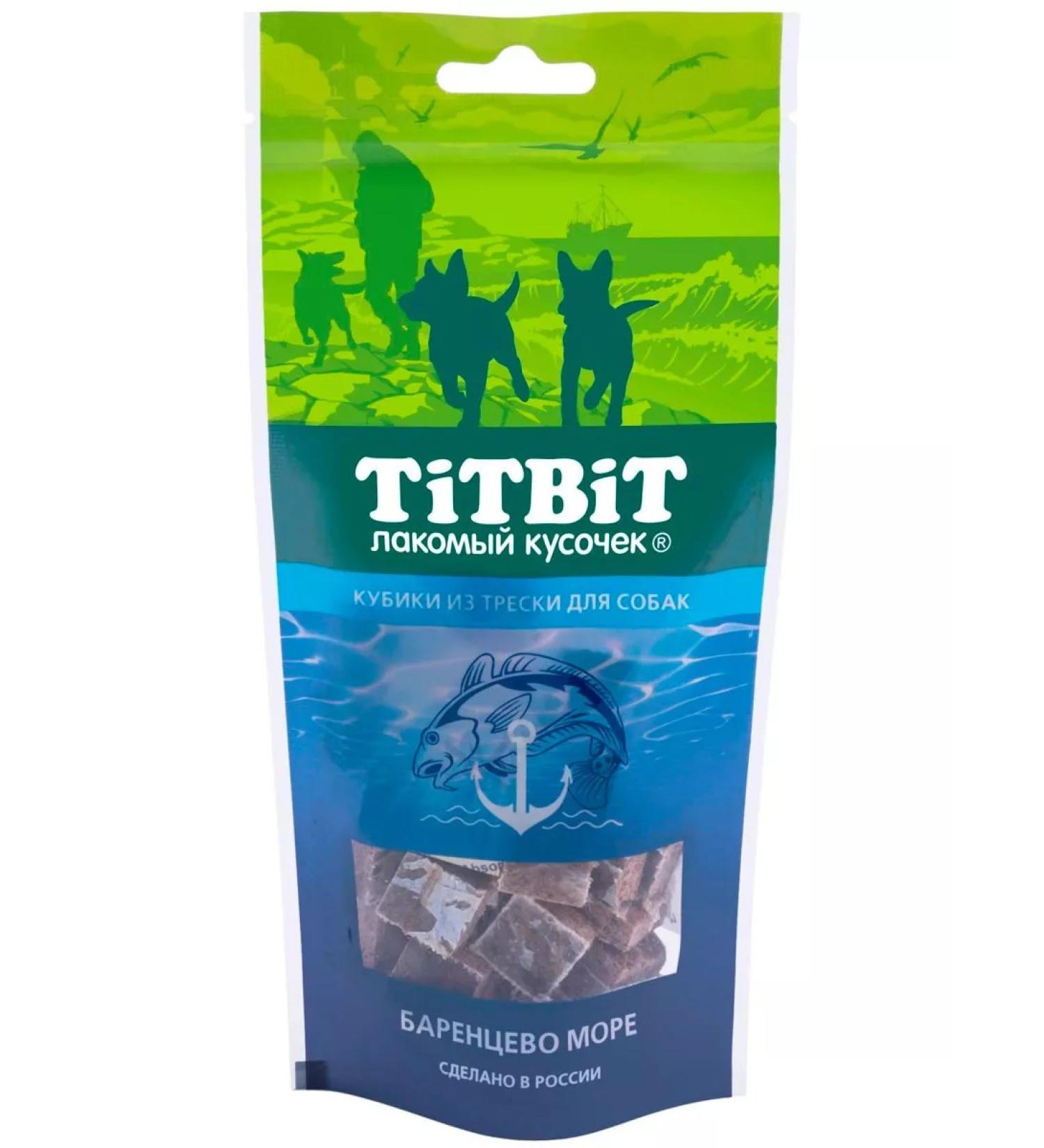TIT BIT Claus Cubes for dogs cod 75 g