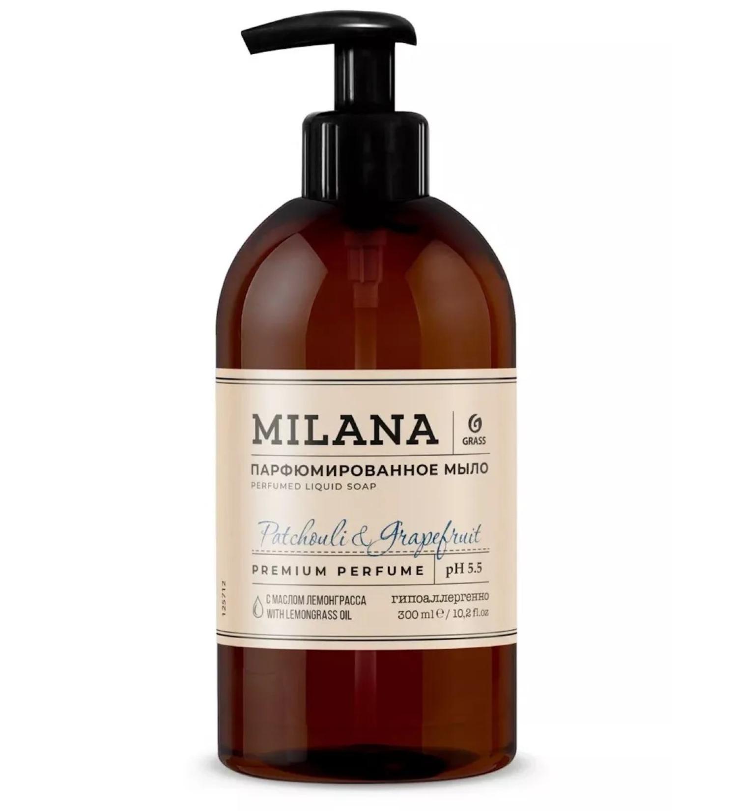 GRASS Liquid soap Milana Patchouli & Grapefruit 300 ml - Buy Online on GoSupps.com