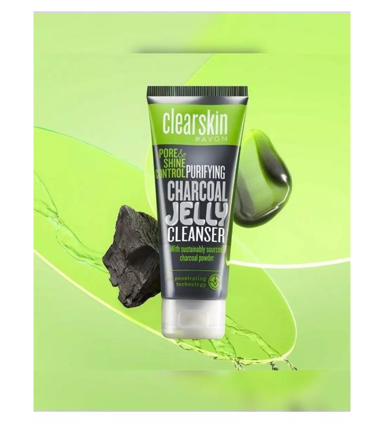 AVON Clearskin gel jelly for washing with coal