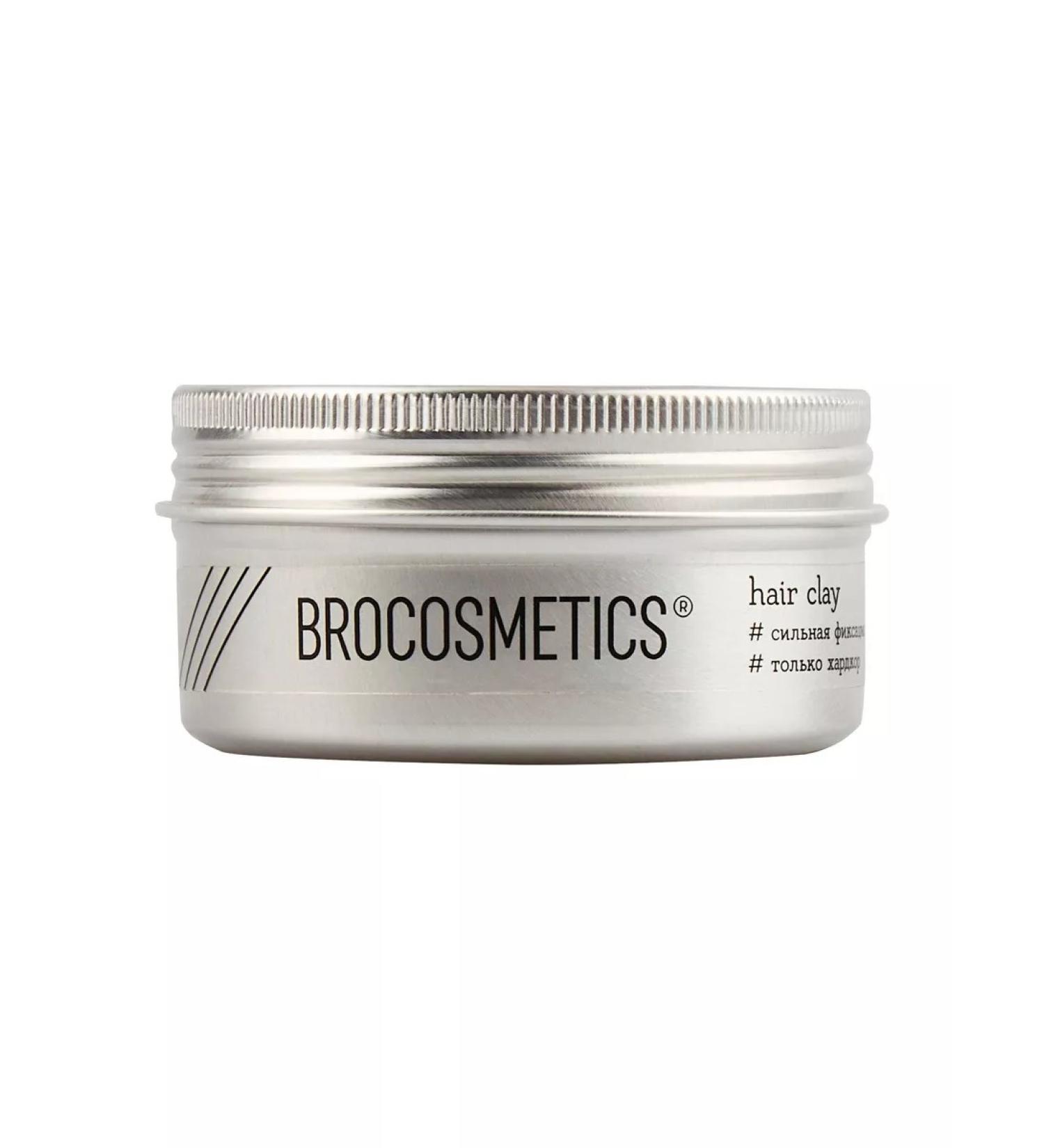 BROCOSMETICS Clay for laying hair of strong fixation husband 80 ml