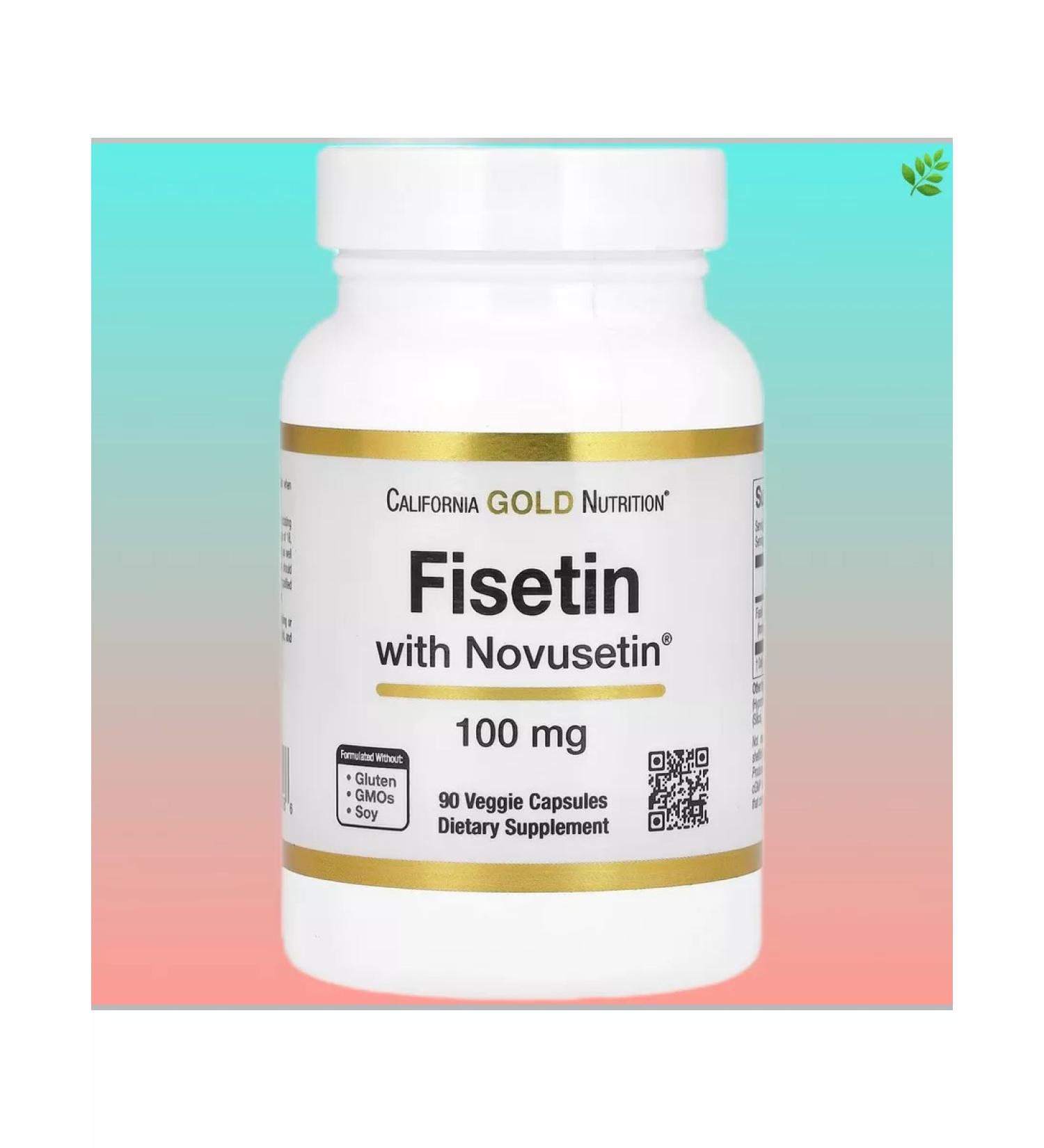 California Gold Nutrition Fizetin with novusetin 90 capsules