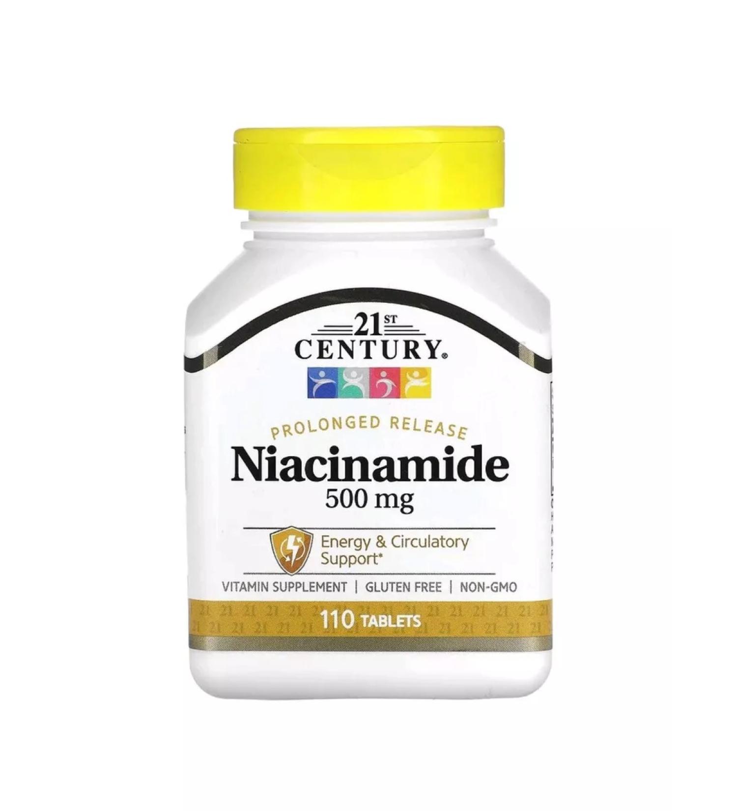 21st Century Niacinamide 500 mg 110 tablets - Buy Online on GoSupps.com