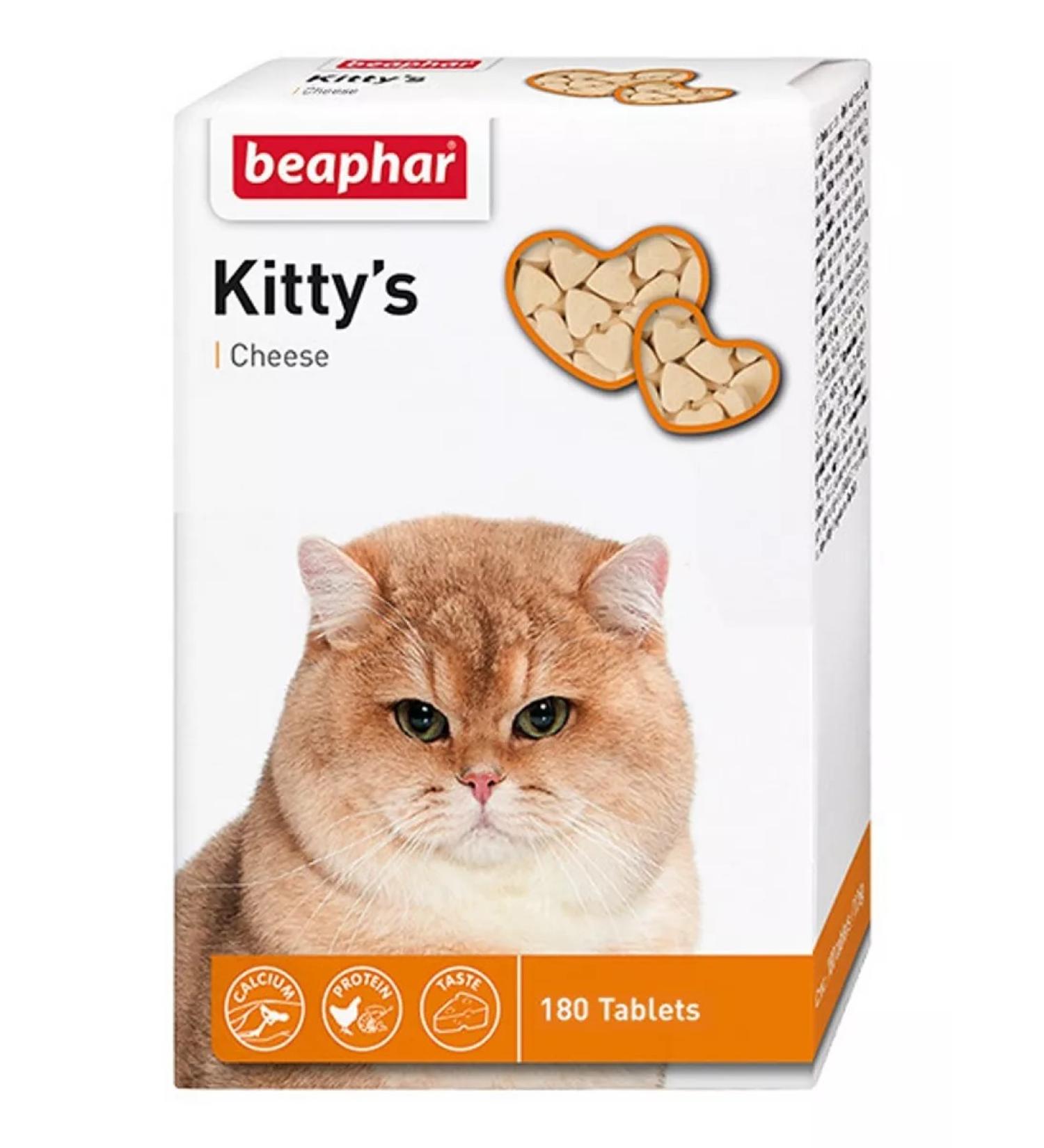 beaphar Kitty's+ Cheese for cats 180 table