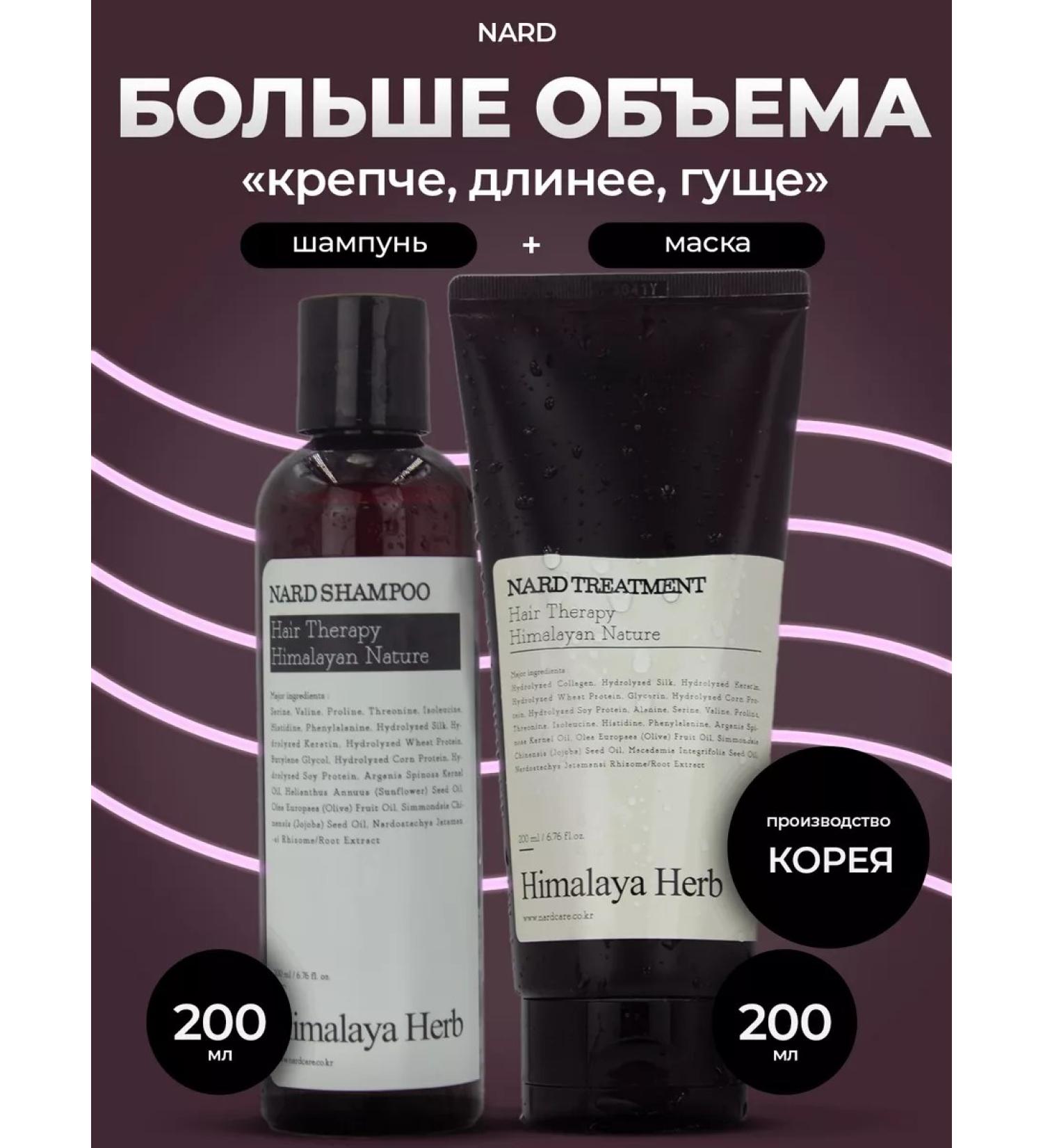 Bouquet Garni Nard Strengthening shampoo and hair mask cosmetic set - Buy Online on GoSupps.com