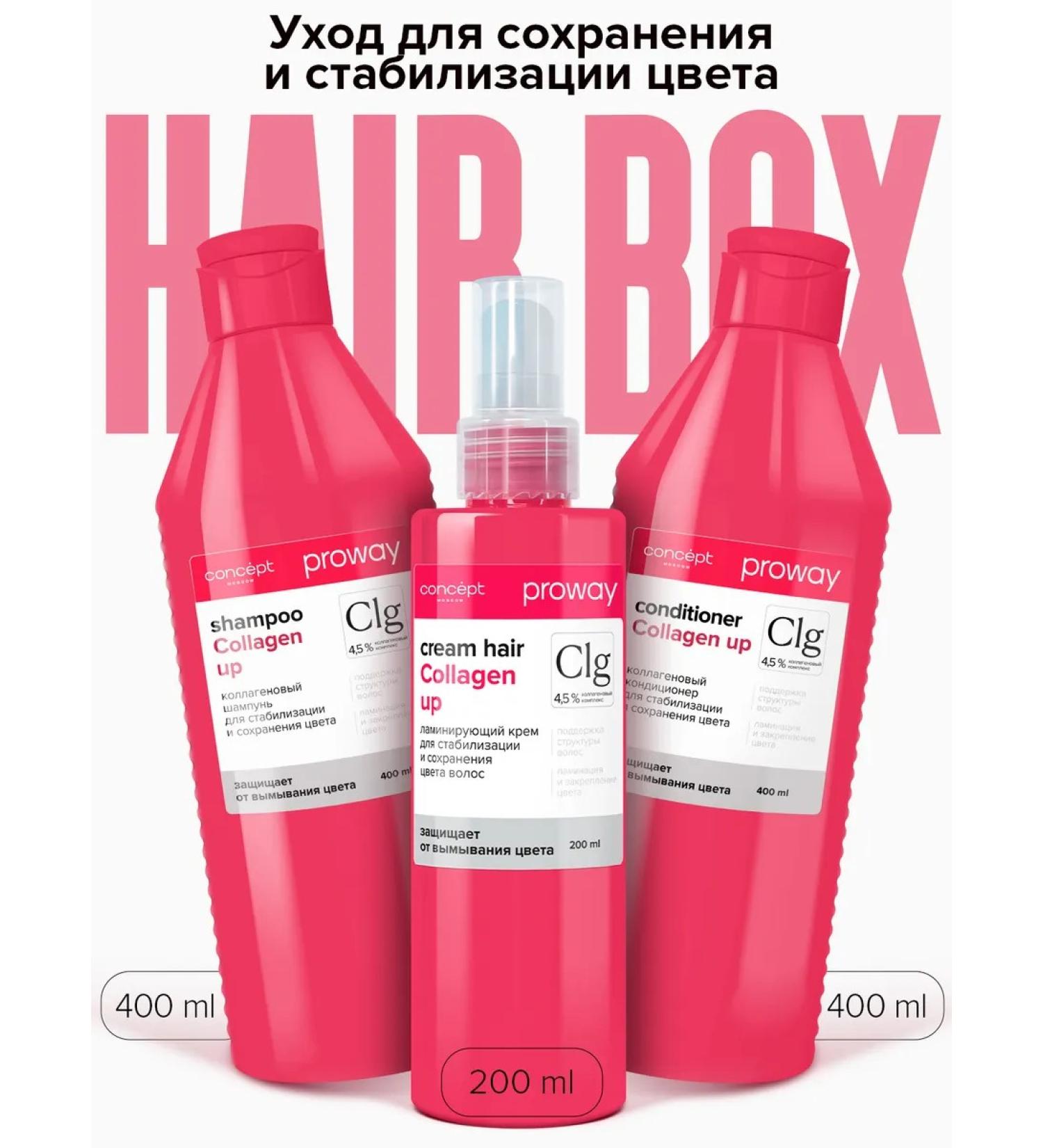 CONCEPT MOSCOW Shampoo and hair air conditioner + laminating cream for the color ... - Buy Online on GoSupps.com