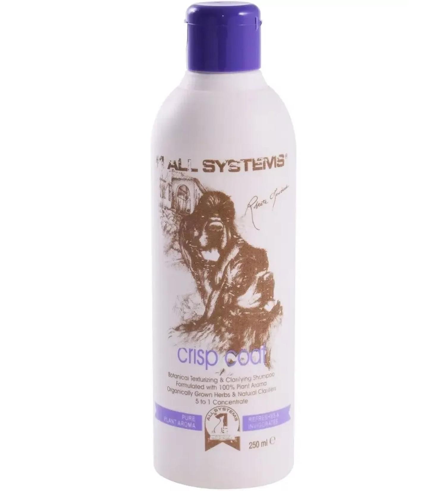 ALL SYSTEMS CRISP Coat shampoo for hard coat of dogs of cats 250 ml