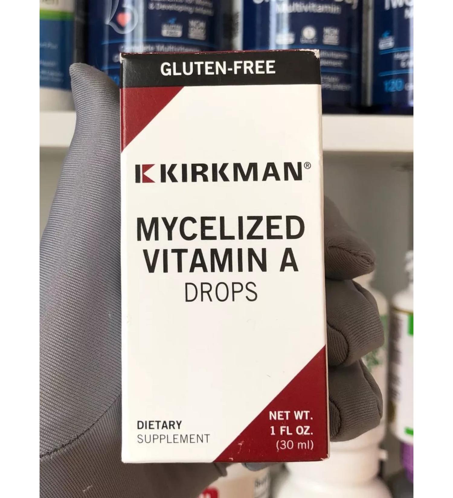 Kirkman Labs Mycelized vitamin a micellar vitamin A in drops