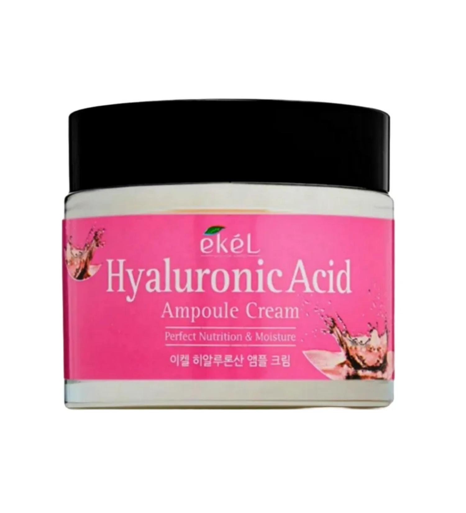 EKEL Ampoule cream with hyaluronic acid 70 ml - Buy Online on GoSupps.com