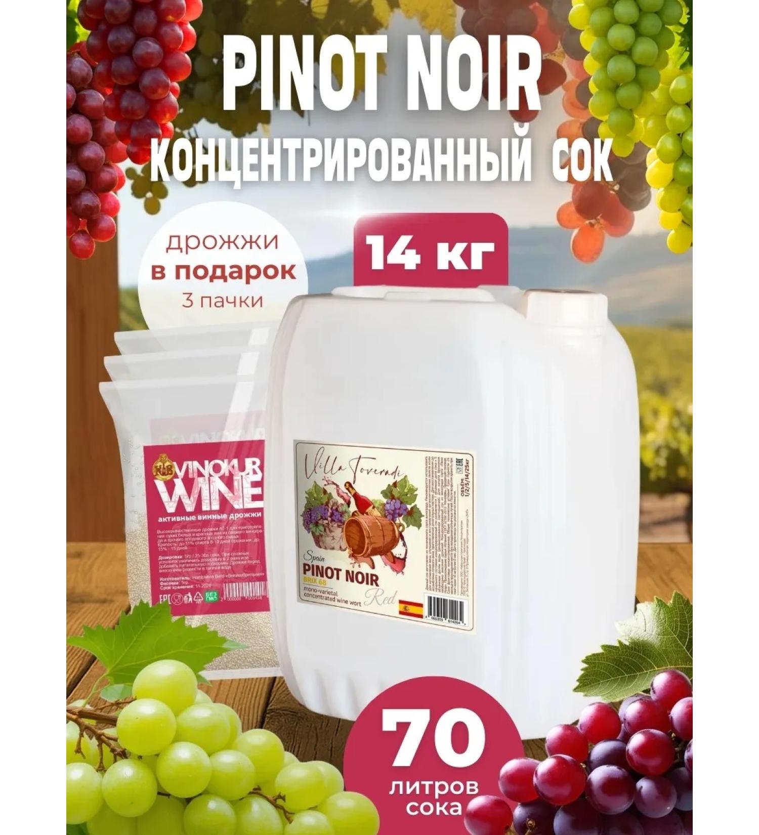 AZOV BREWERY Concentrated grape juice Pinot Noir 14 kg - Buy Online on GoSupps.com