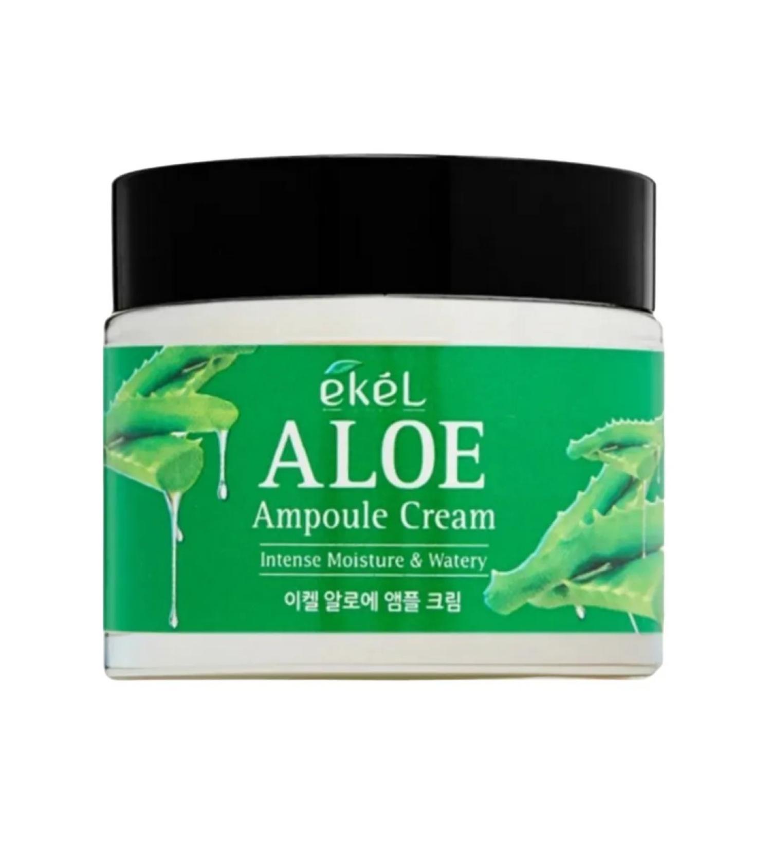 EKEL Ampoule cream with aloe extract 70 ml - Buy Online on GoSupps.com