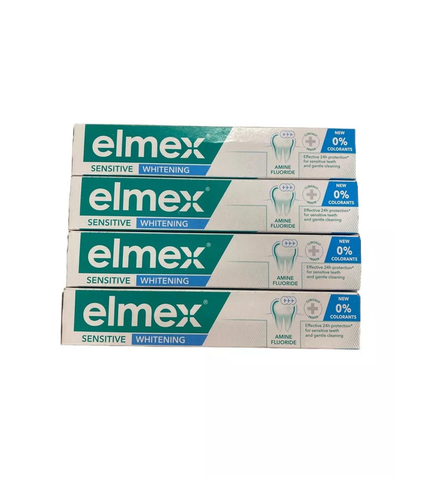 Elmex White toothpaste 75ml - 4 packages
