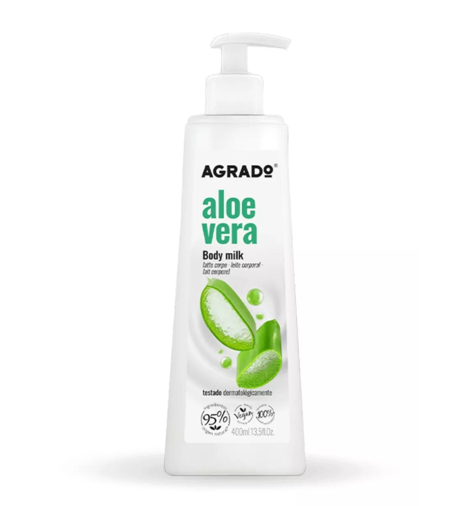 Agrado Milk for the body perfumed with Aloe Vera 400 ml
