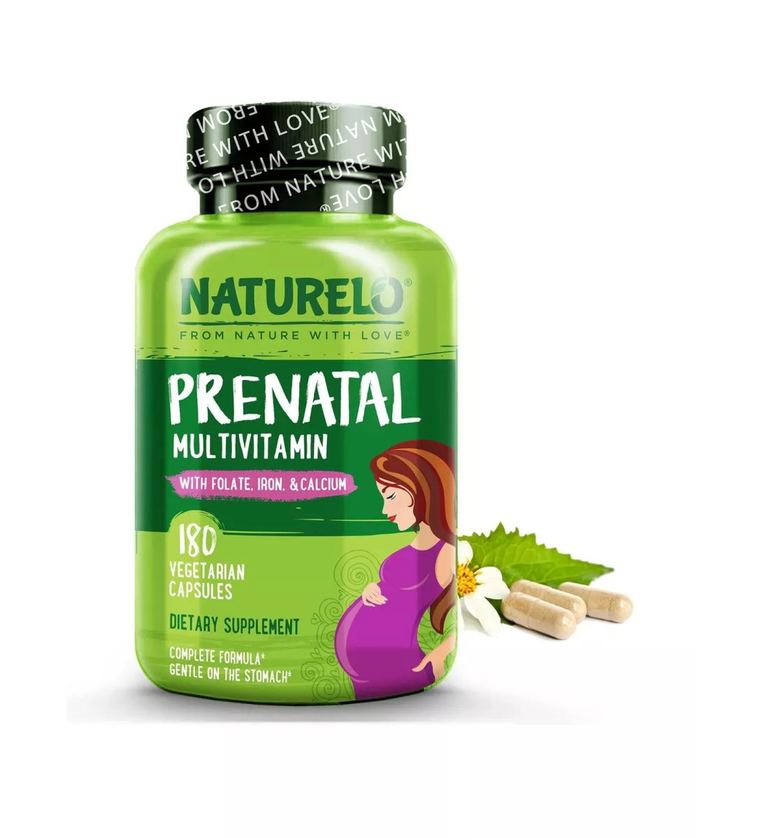 NATURELO Vitamins for pregnant women Prenatal Multivitamin 180 Capsules - Buy Online on GoSupps.com