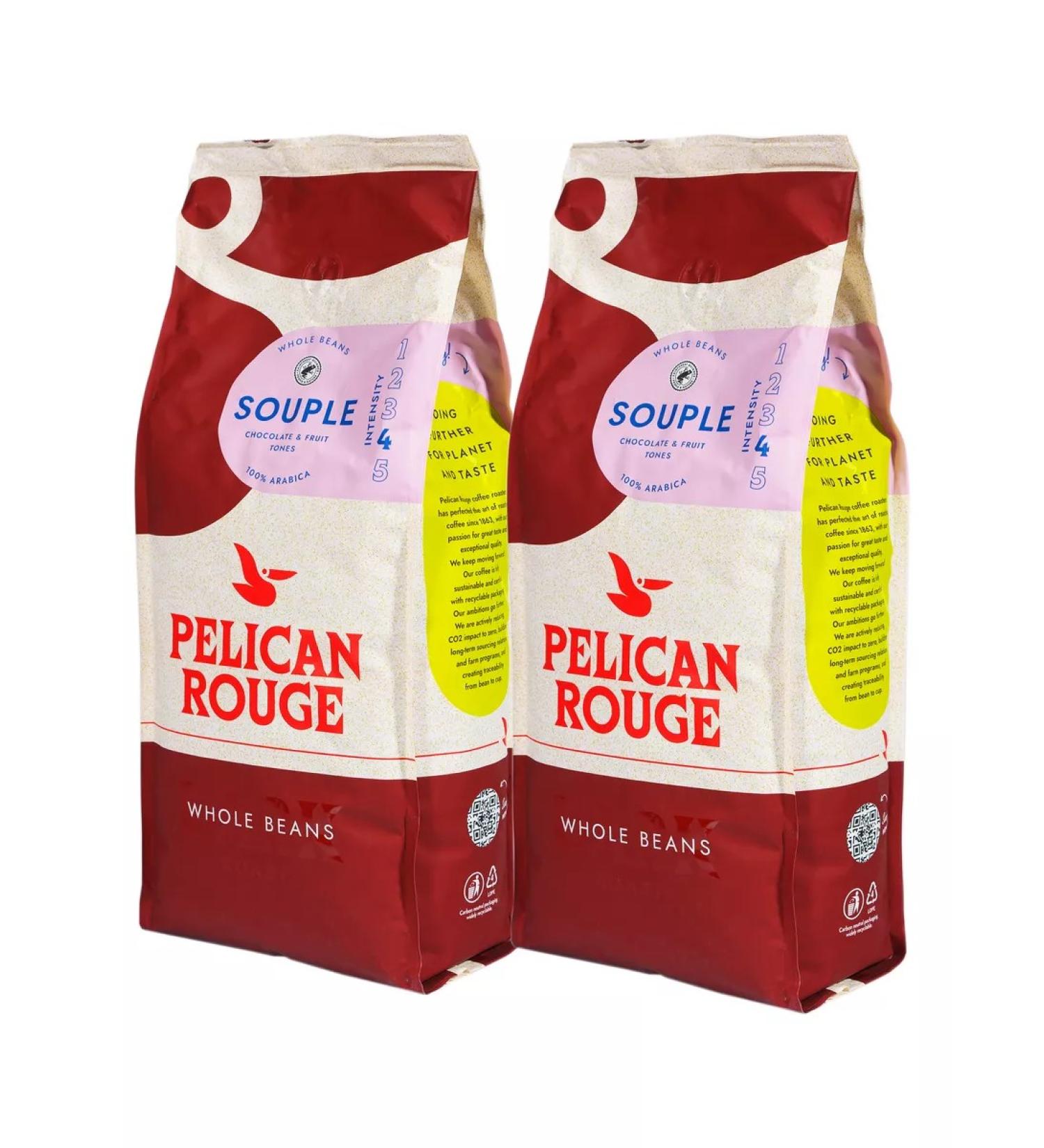 Pelican Rouge Coffee in souple grains 2x1 kg - Buy Online on GoSupps.com