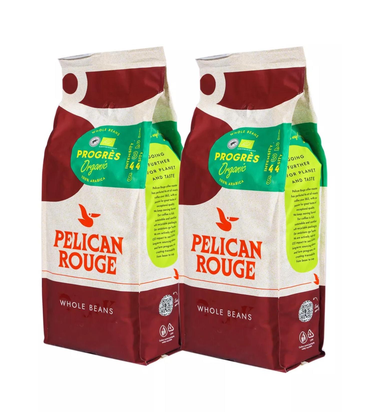 Pelican Rouge Coffee in "Progres" grains 2x1 kg - Buy Online on GoSupps.com