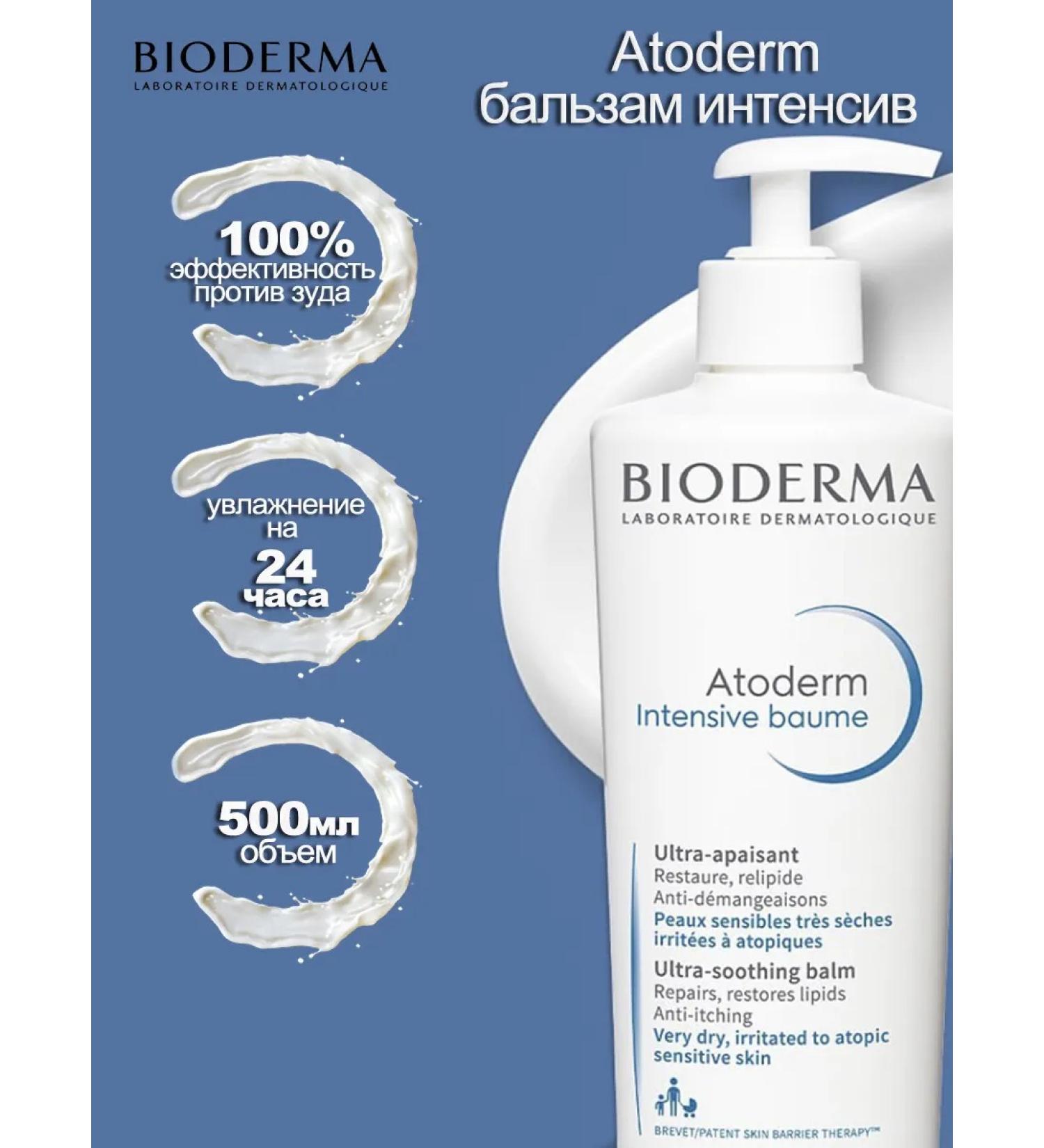 Bioderma ATODERM intensive cream-balm 500 ml - Buy Online on GoSupps.com