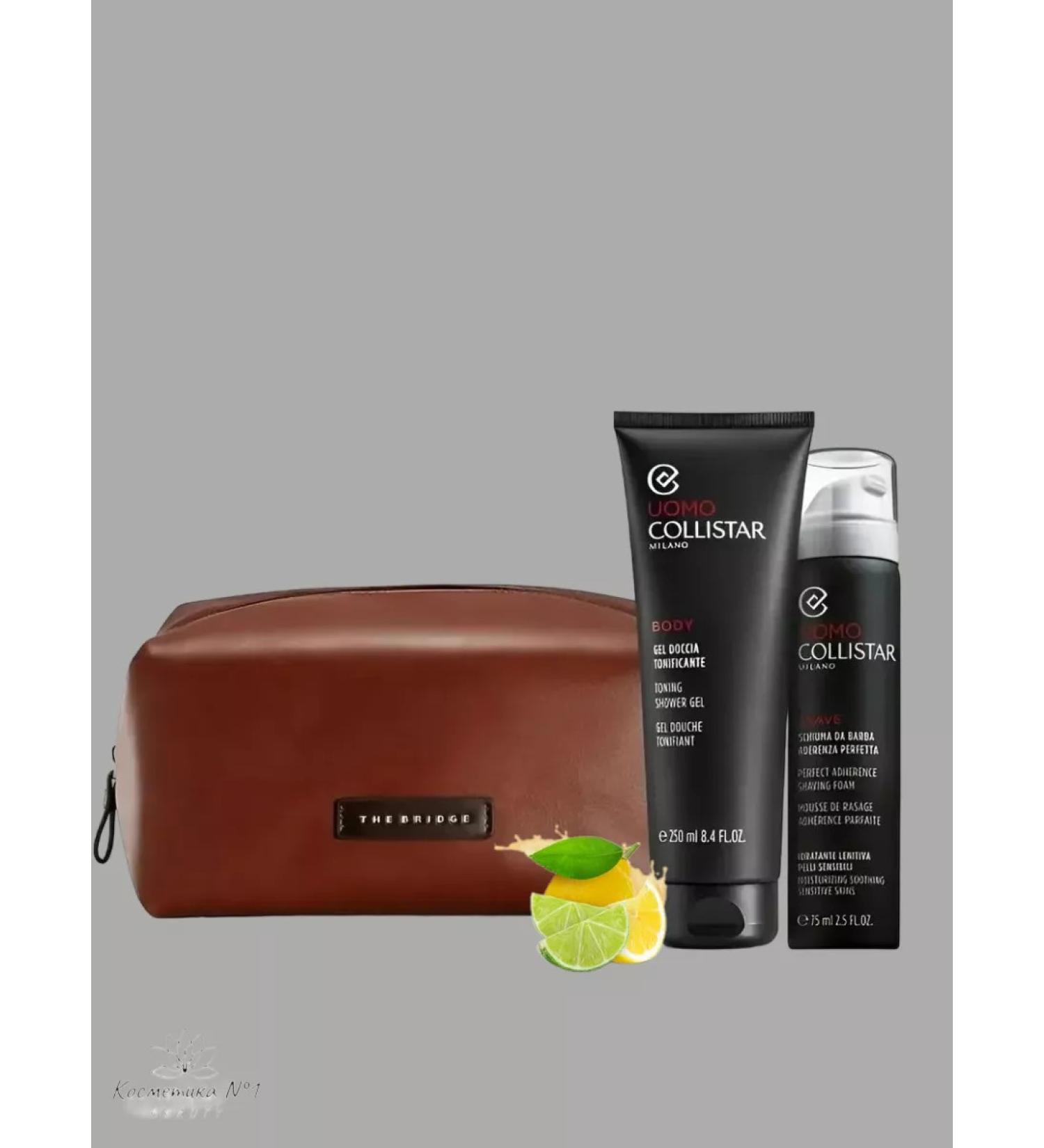 Collistar Set Umo shower gel+shaving foam+cosmetic bag - Buy Online on GoSupps.com