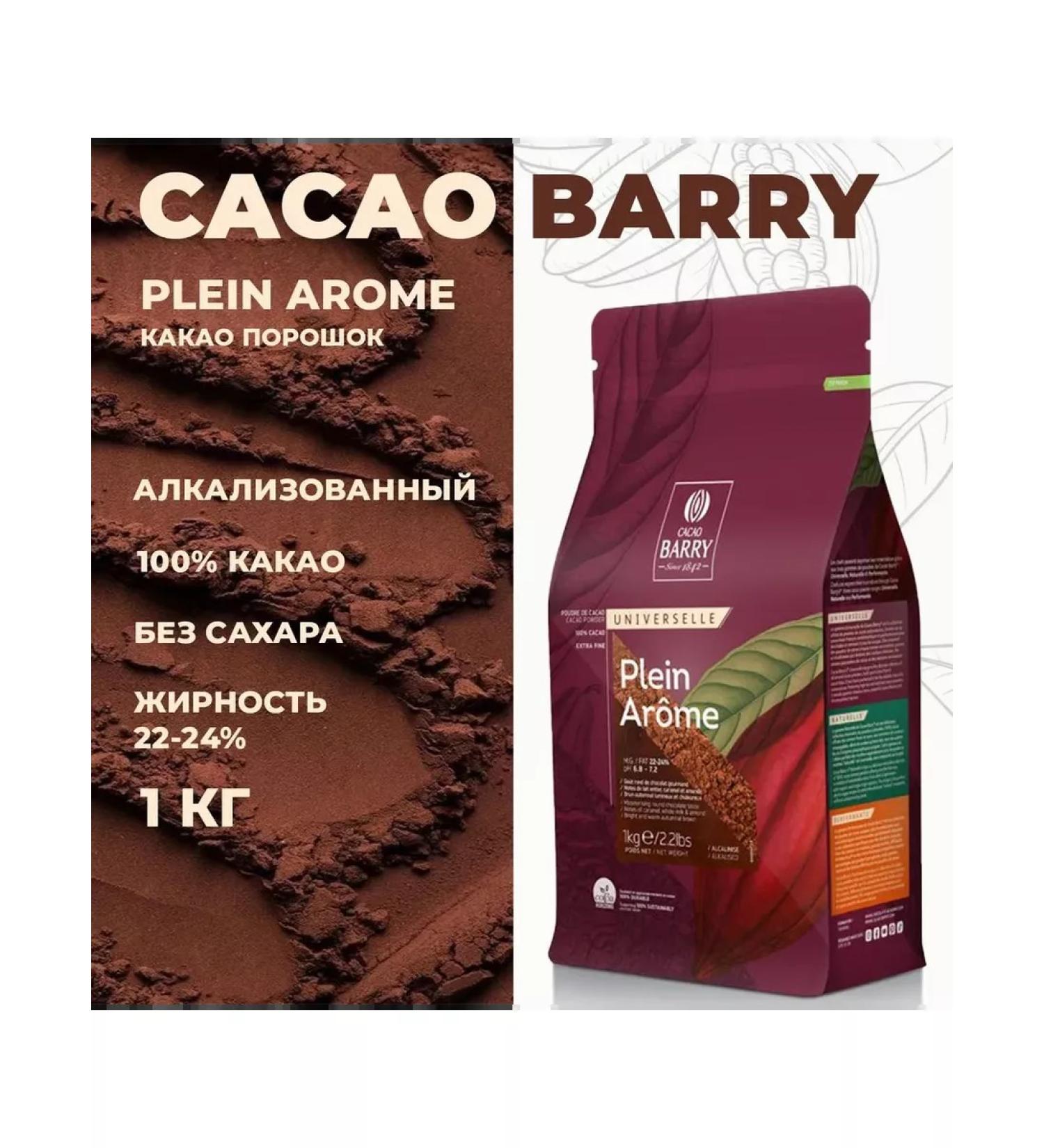 Cacao Barry Cocoa powder Plein Arome 22-24% 1 kg
