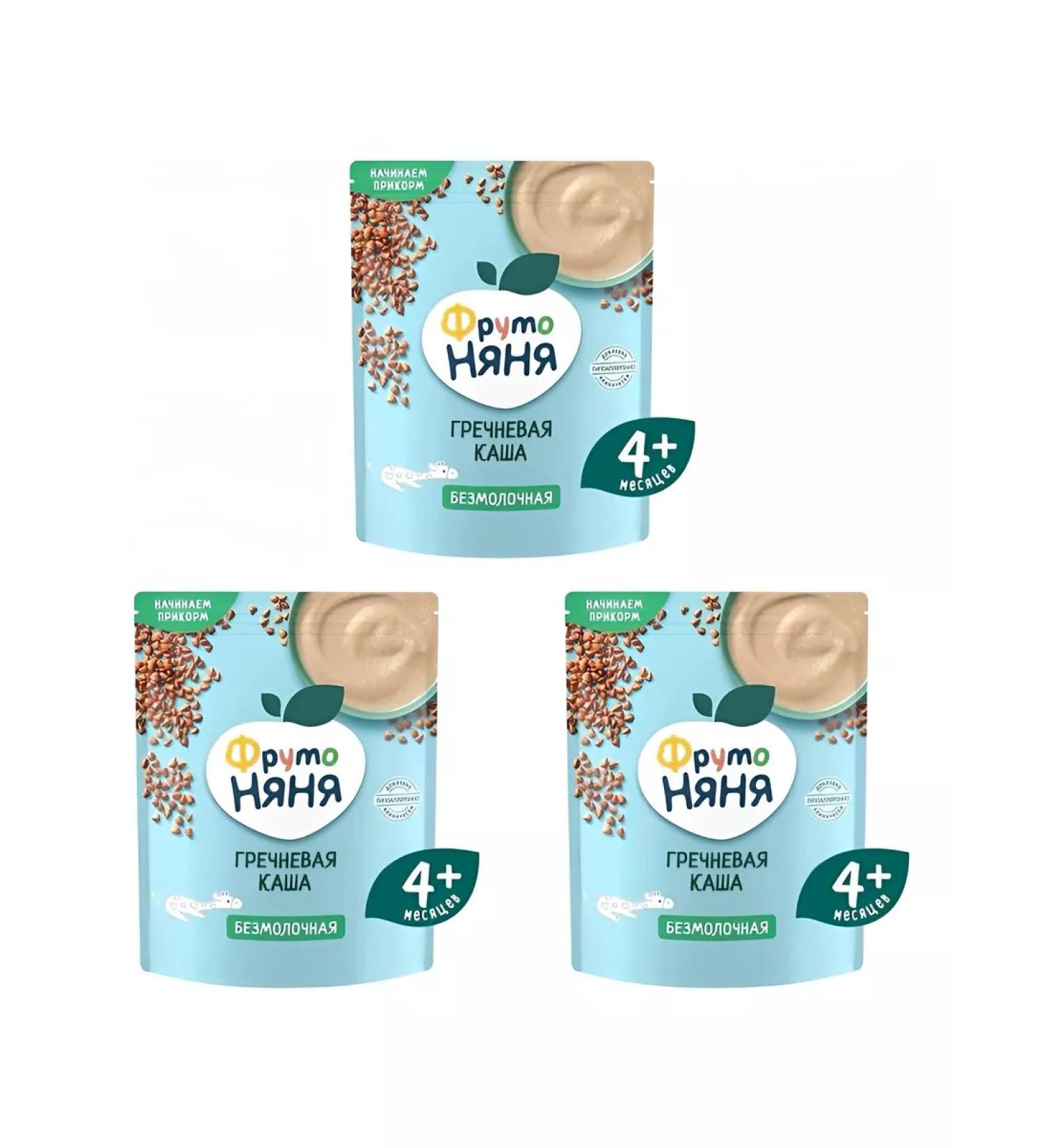 Frutonyanya Silent buckwheat 200 g 3 pcs - Buy Online on GoSupps.com