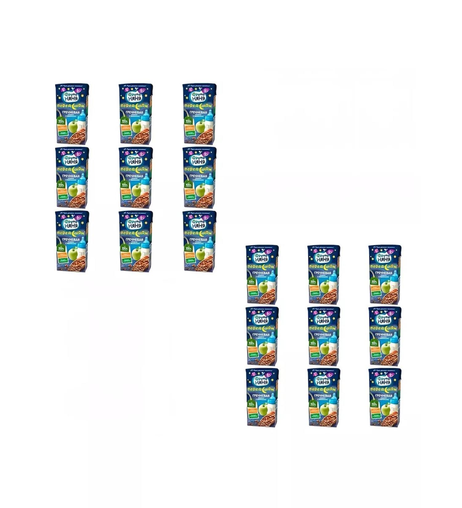 Frutonyanya Buckwheat porridge with apple 0.2 l 18 pcs - Buy Online on GoSupps.com