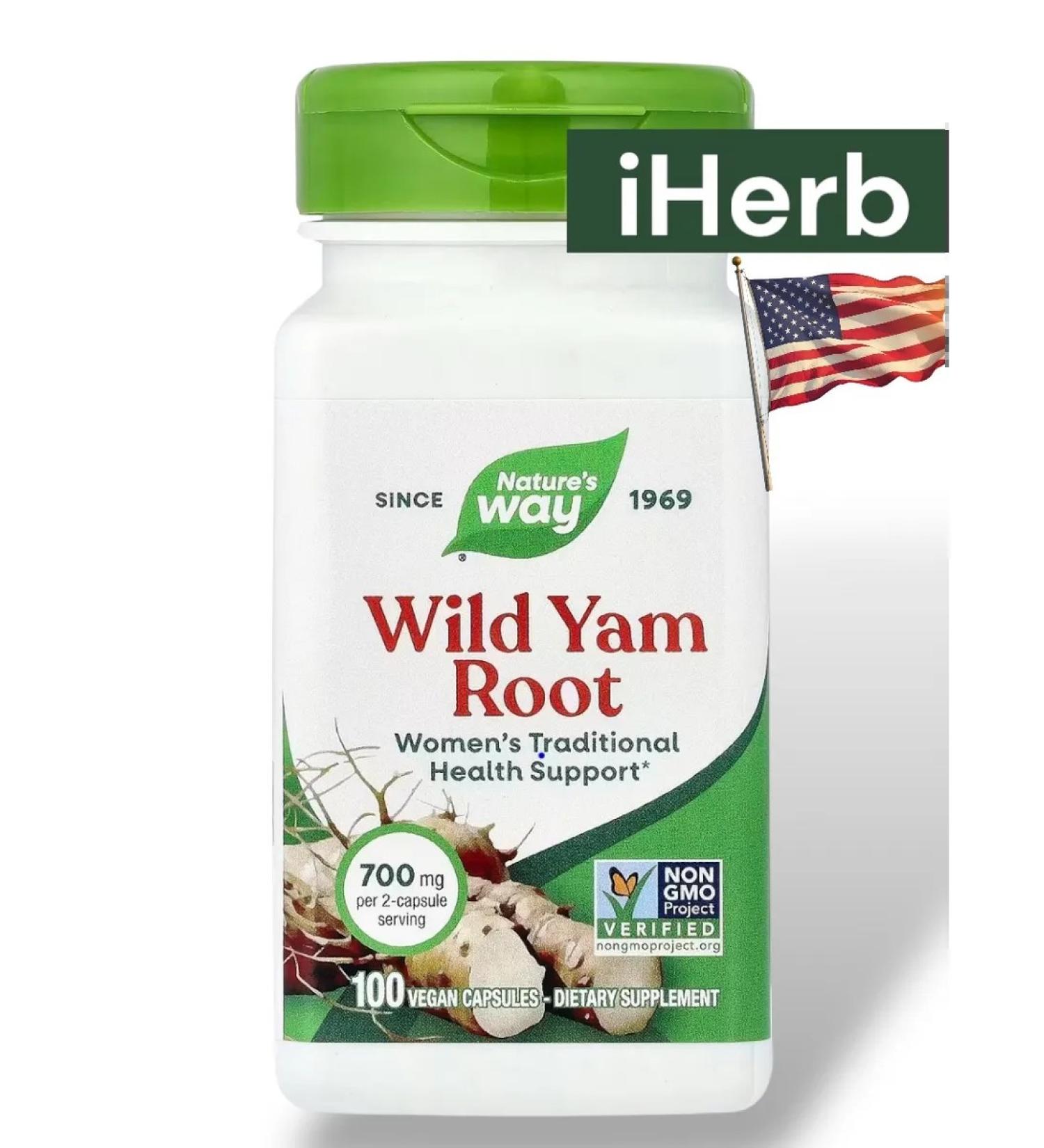 Nature's Way Wild yam wild yams dietary - Buy Online on GoSupps.com