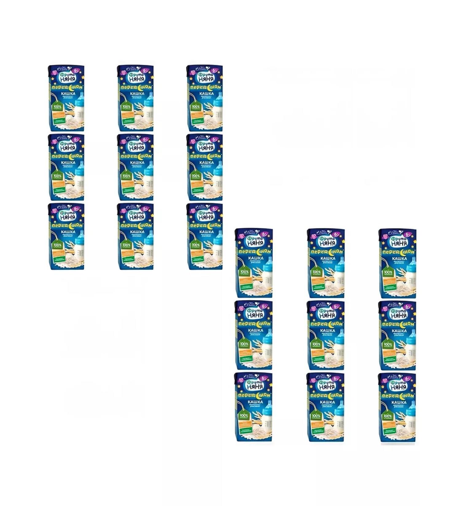 Frutonyanya Rice milk porridge 0.2 l 18 pcs - Buy Online on GoSupps.com