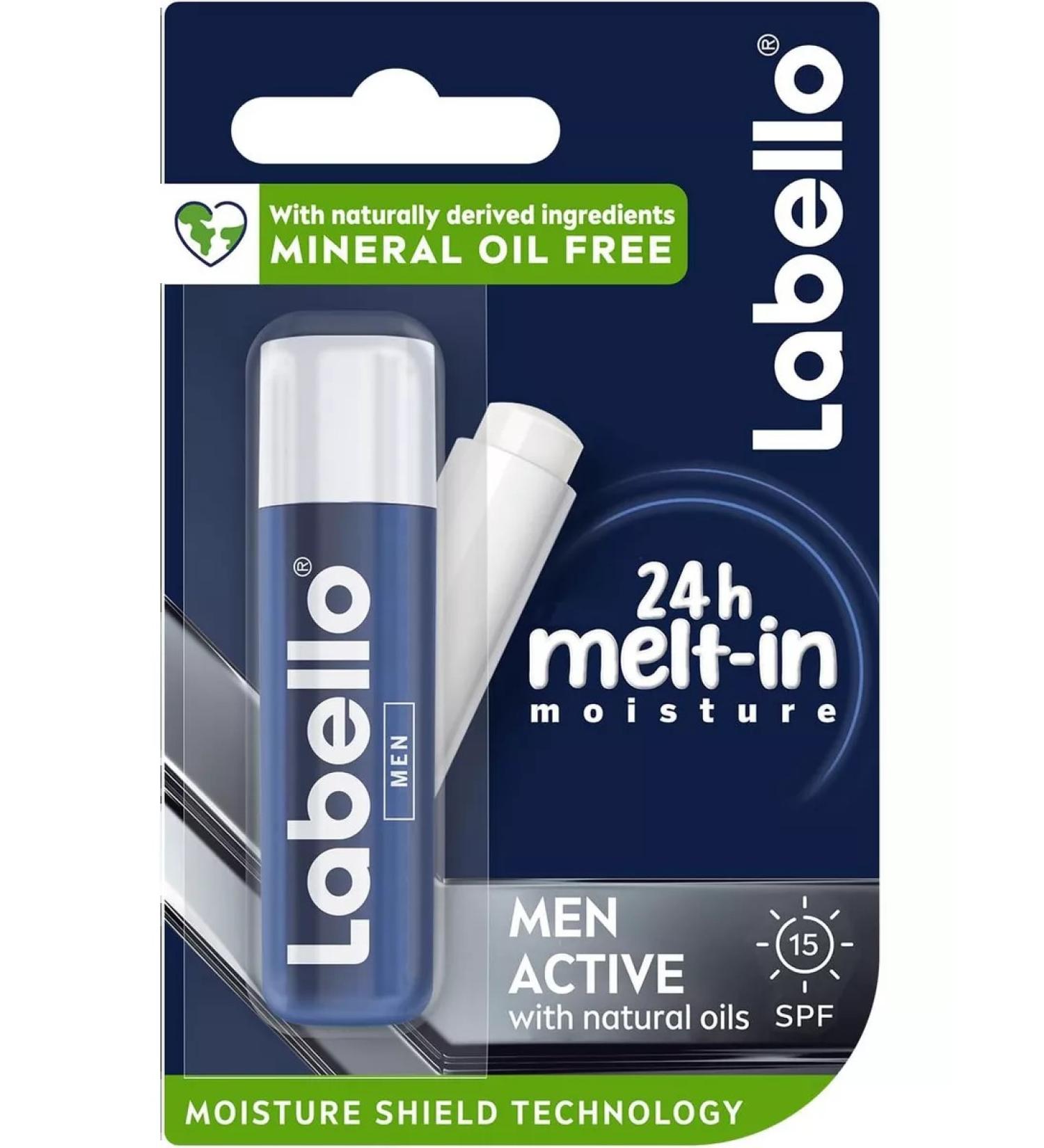 Labello Male lip balm 5.5 ml - Buy Online on GoSupps.com