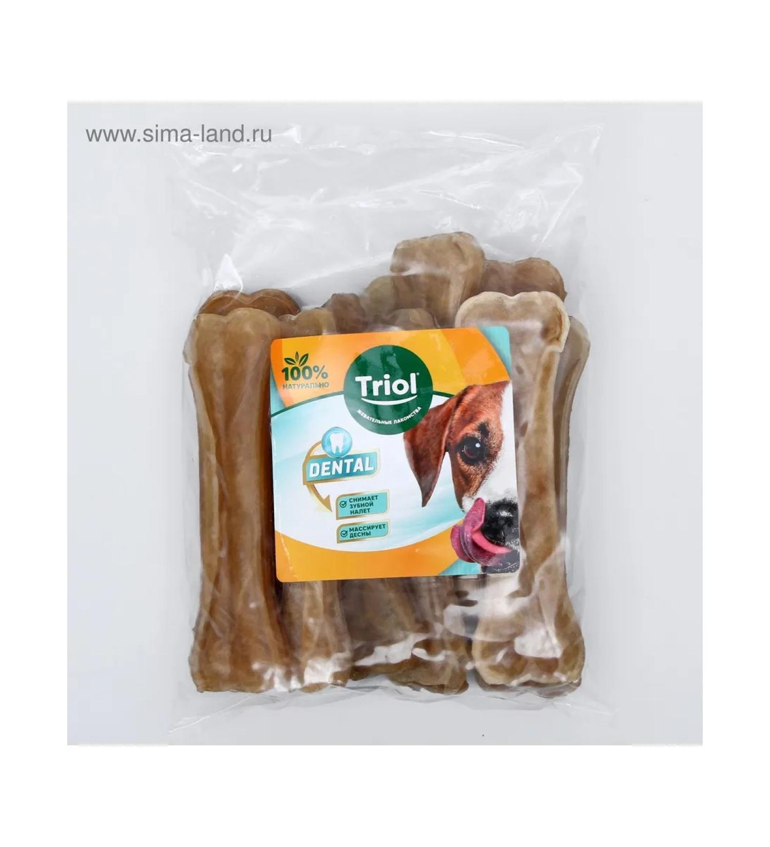 Triol Dental dog treats 16 cm 10 pcs 80-85 g - Buy Online on GoSupps.com