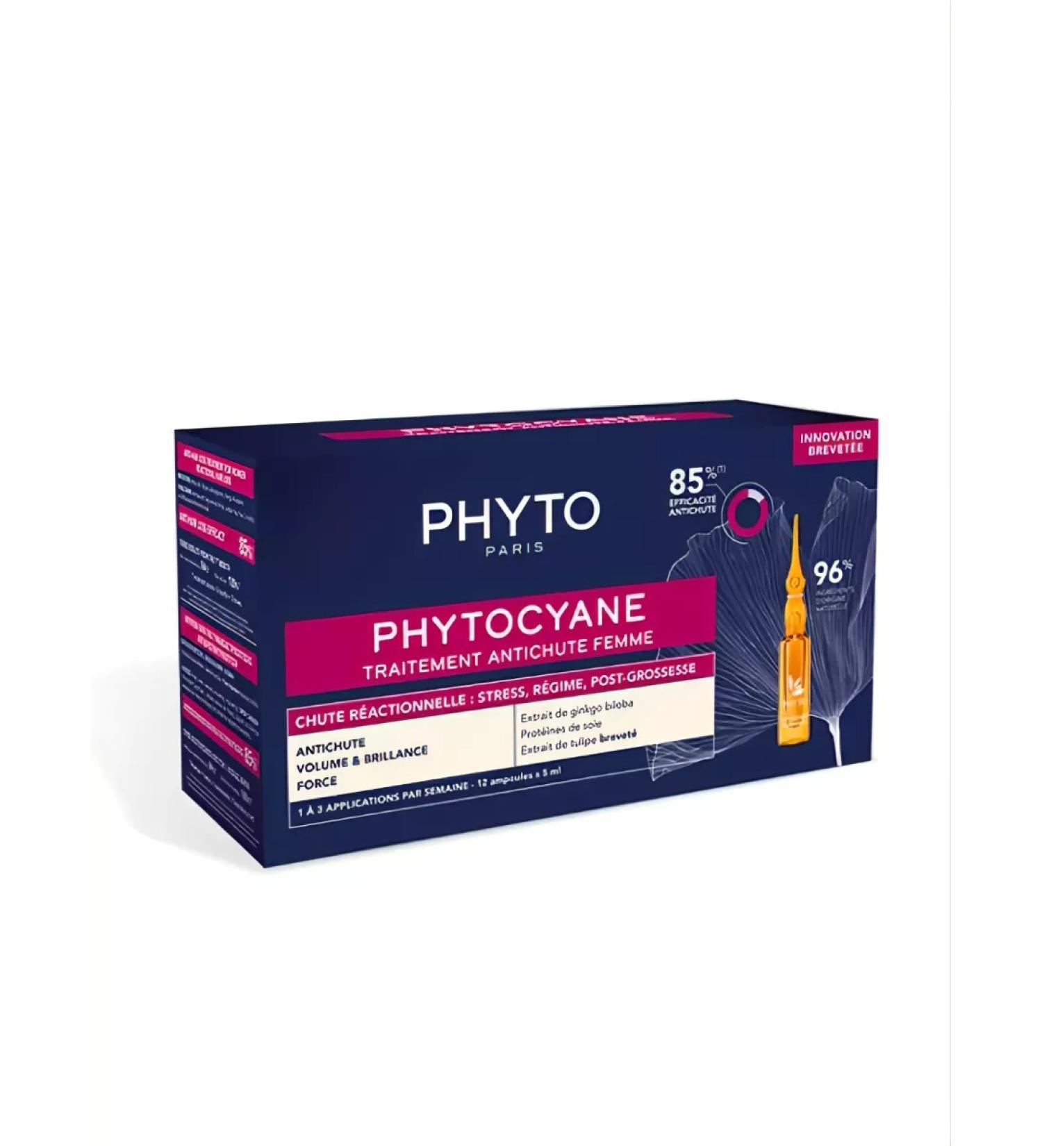 Phyto serum against hair loss for women 12x5 ml - Buy Online on GoSupps.com