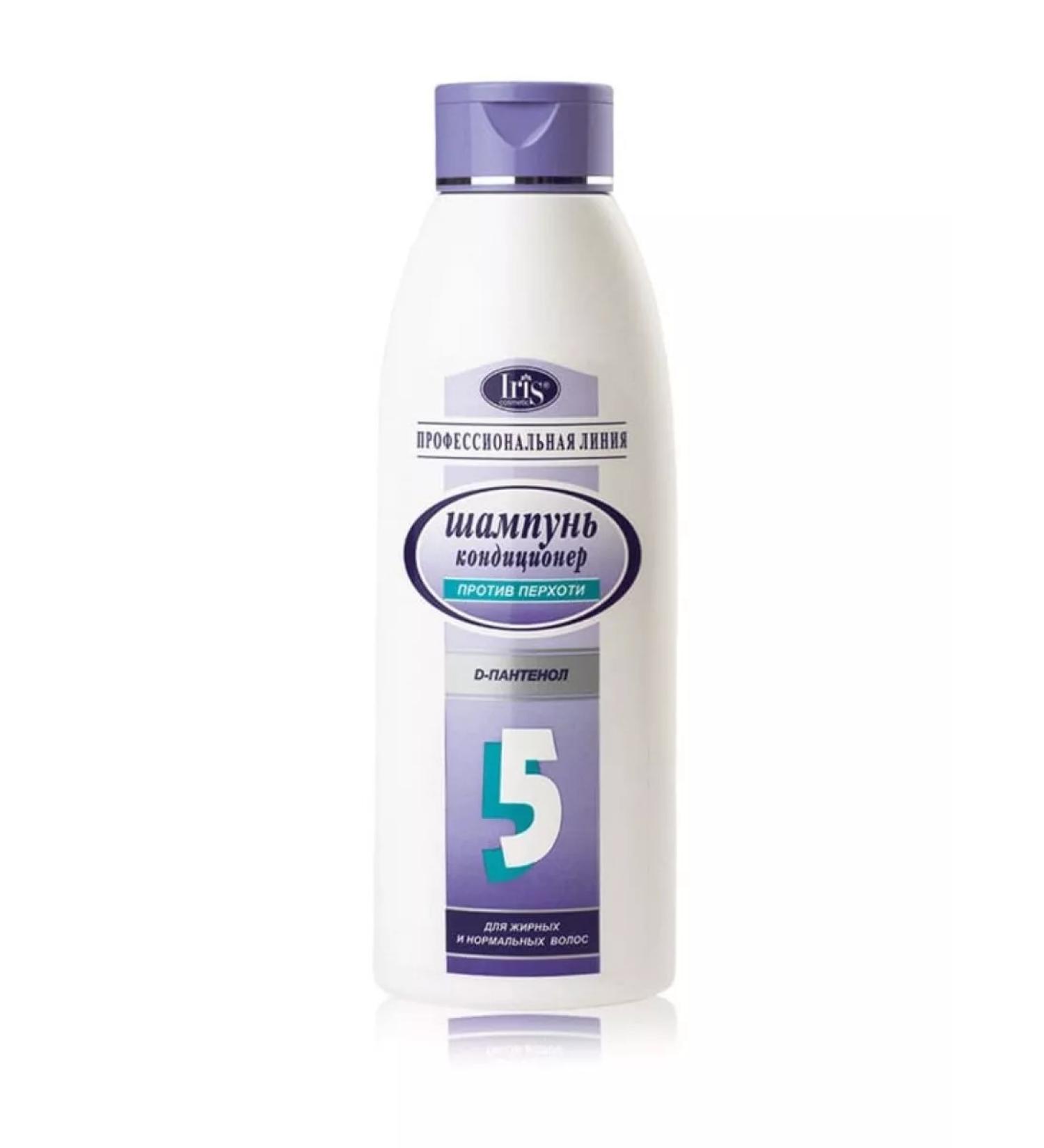 Iris Cosmetic Shampoo No. 5 against dandruff 1000 ml Professional line