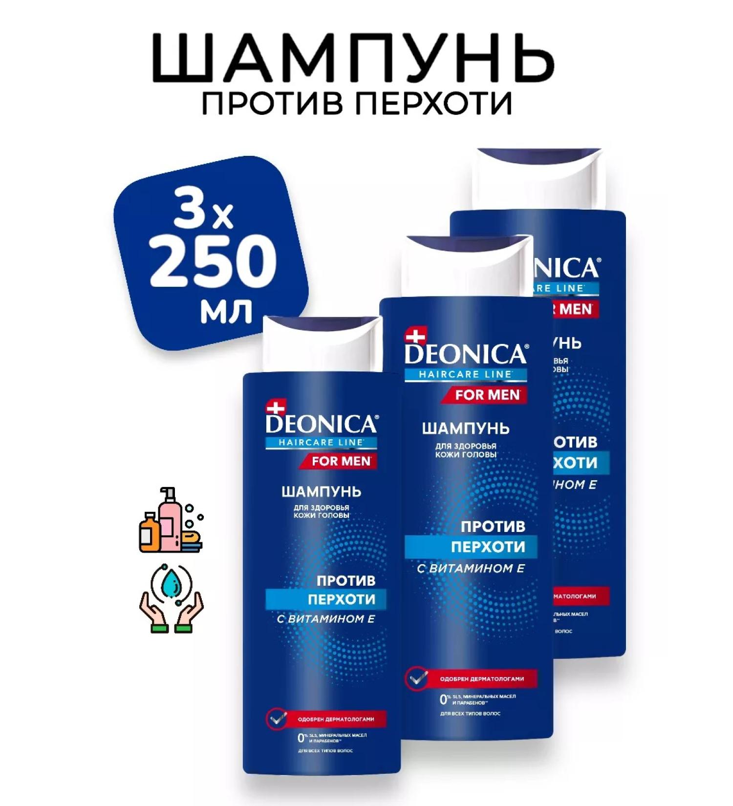 EVERYTHING WILL BE Beauty Hair shampoo men's set of dandruff - 3x380 ml - Buy Online on GoSupps.com