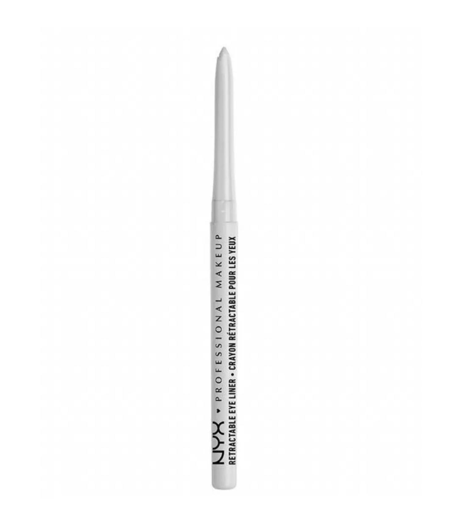NYX Professional Makeup Automatic eye pencil Retractable White