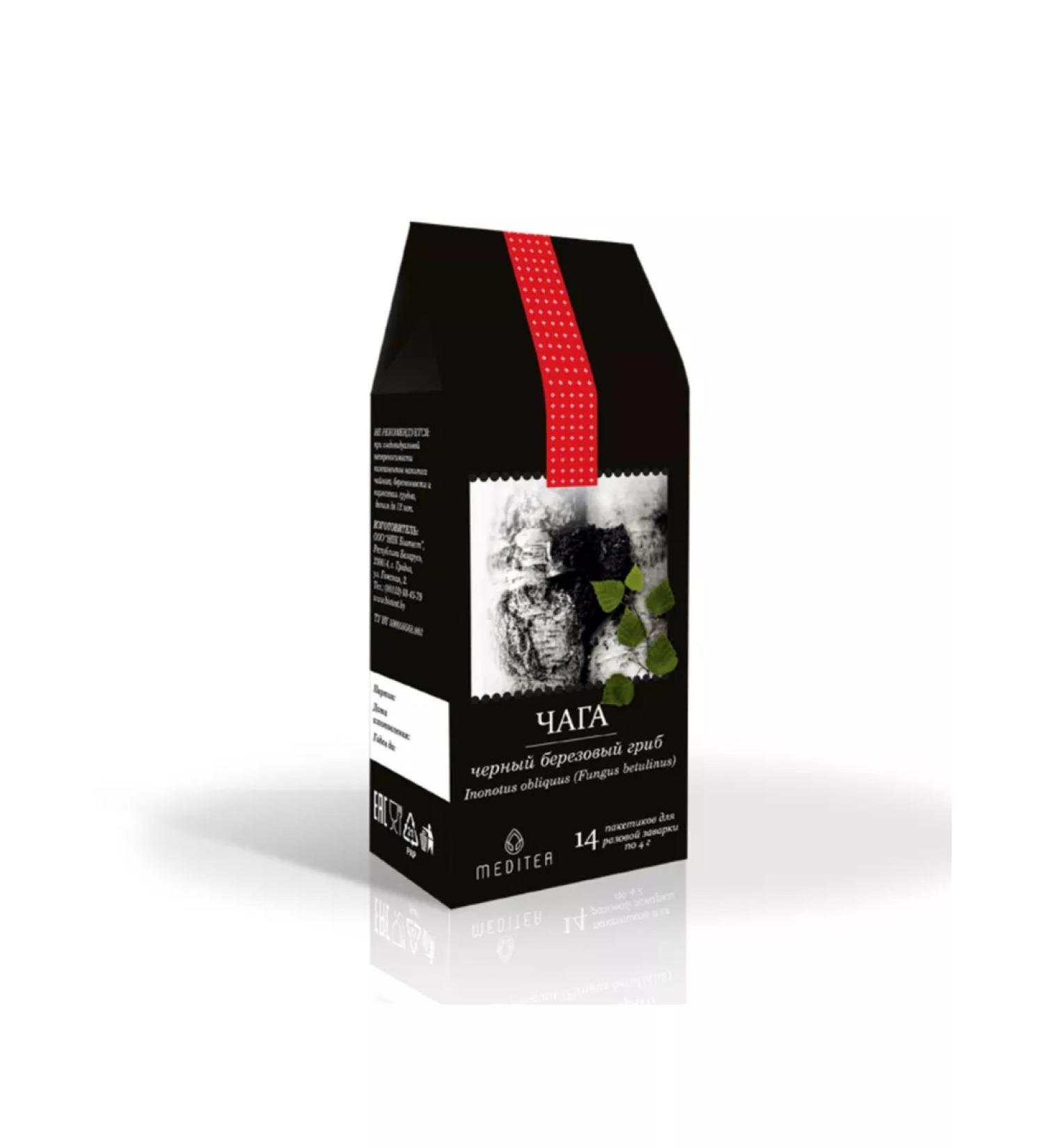 Meditea Chaga phytosbor in bags (No. 14 by 4 g) - Buy Online on GoSupps.com