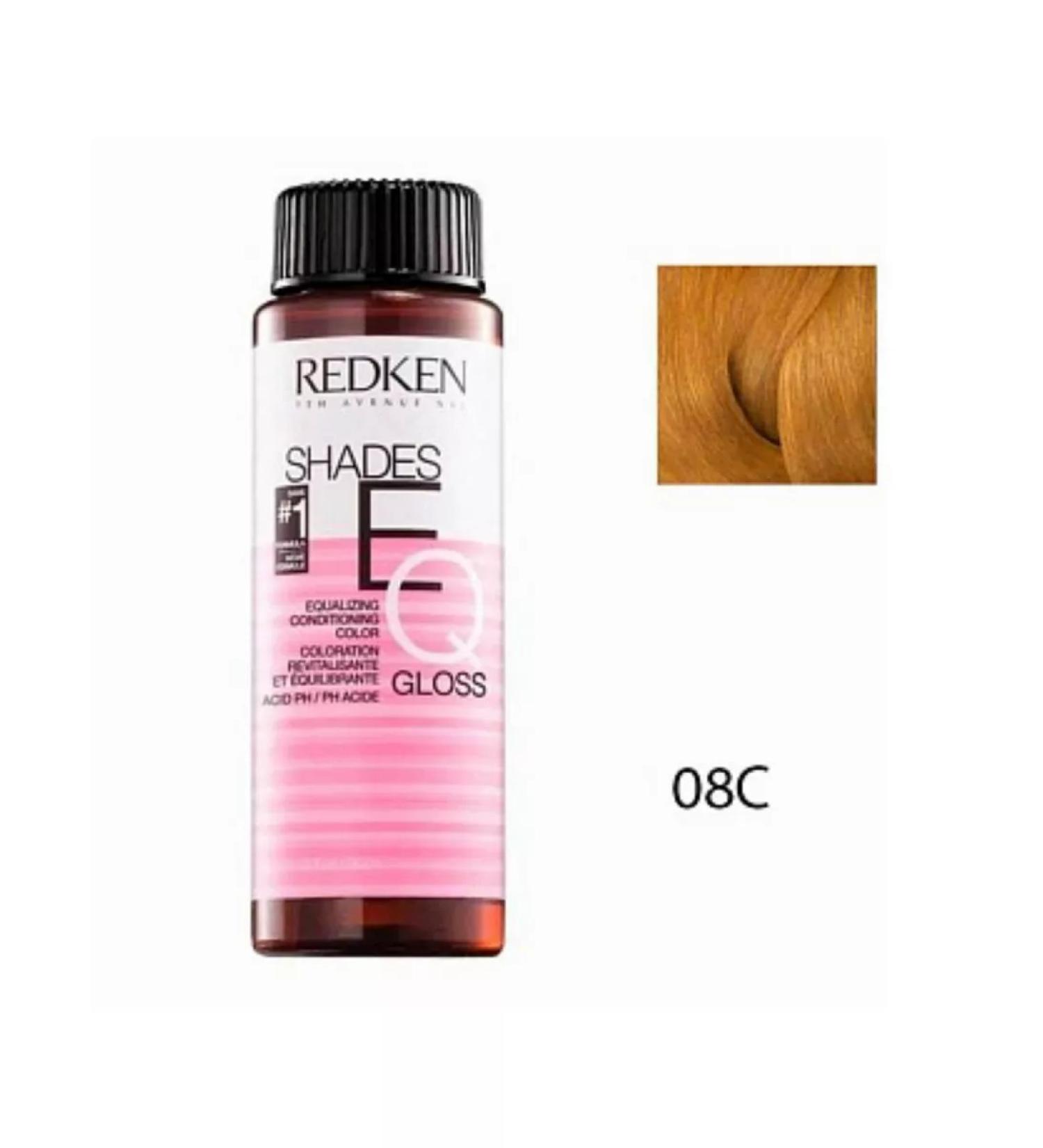 REDKEN Shades EQ Gloss 08c hair dye tinting 60 ml