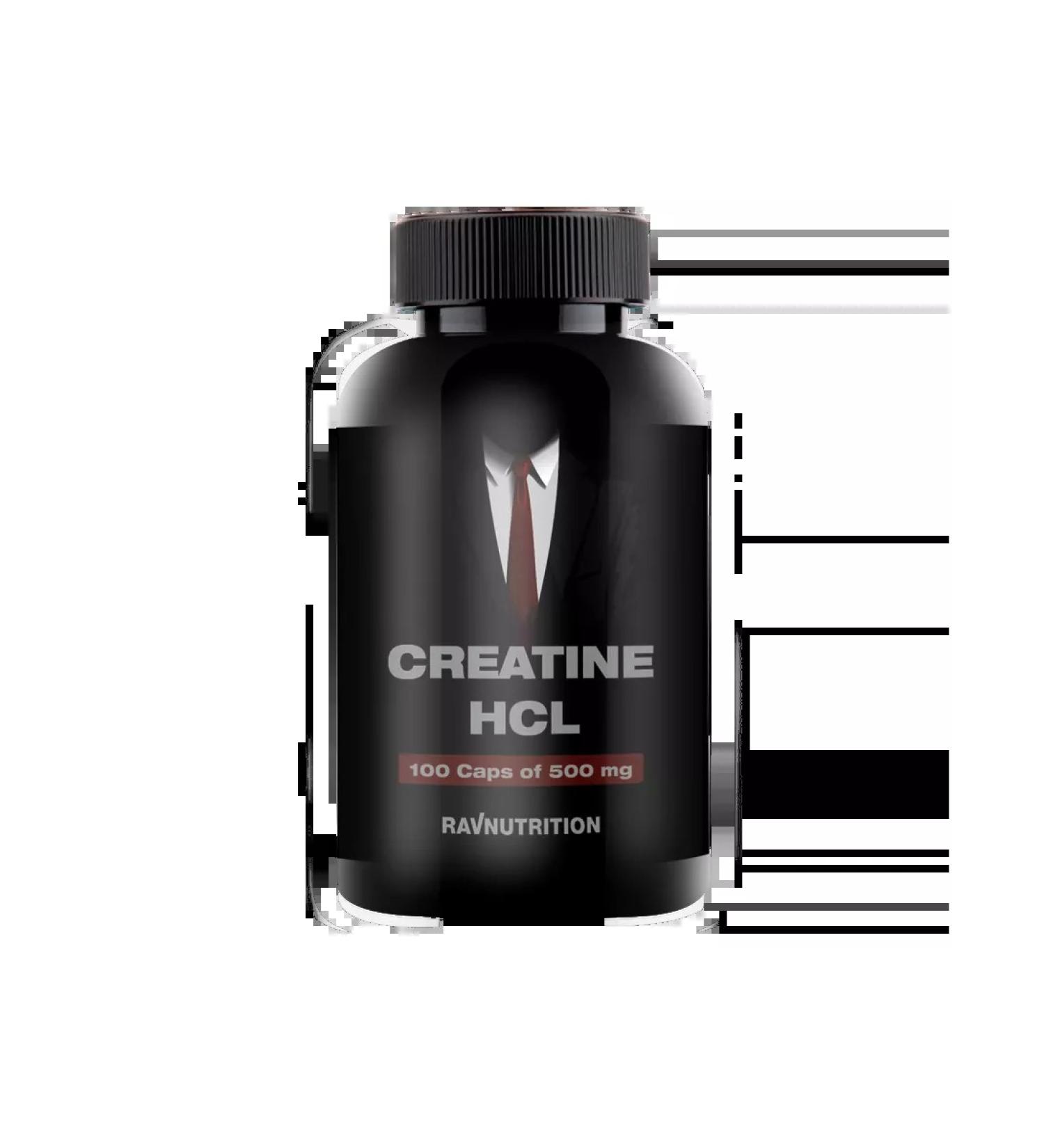 ravnutrition Creatine HCl 100 capsules