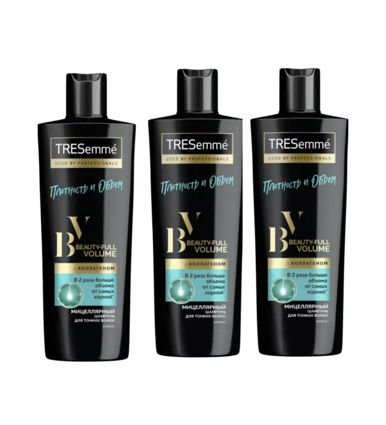 TRESemme Shampoo density and volume 400 ml x 3 pcs - Buy Online on GoSupps.com