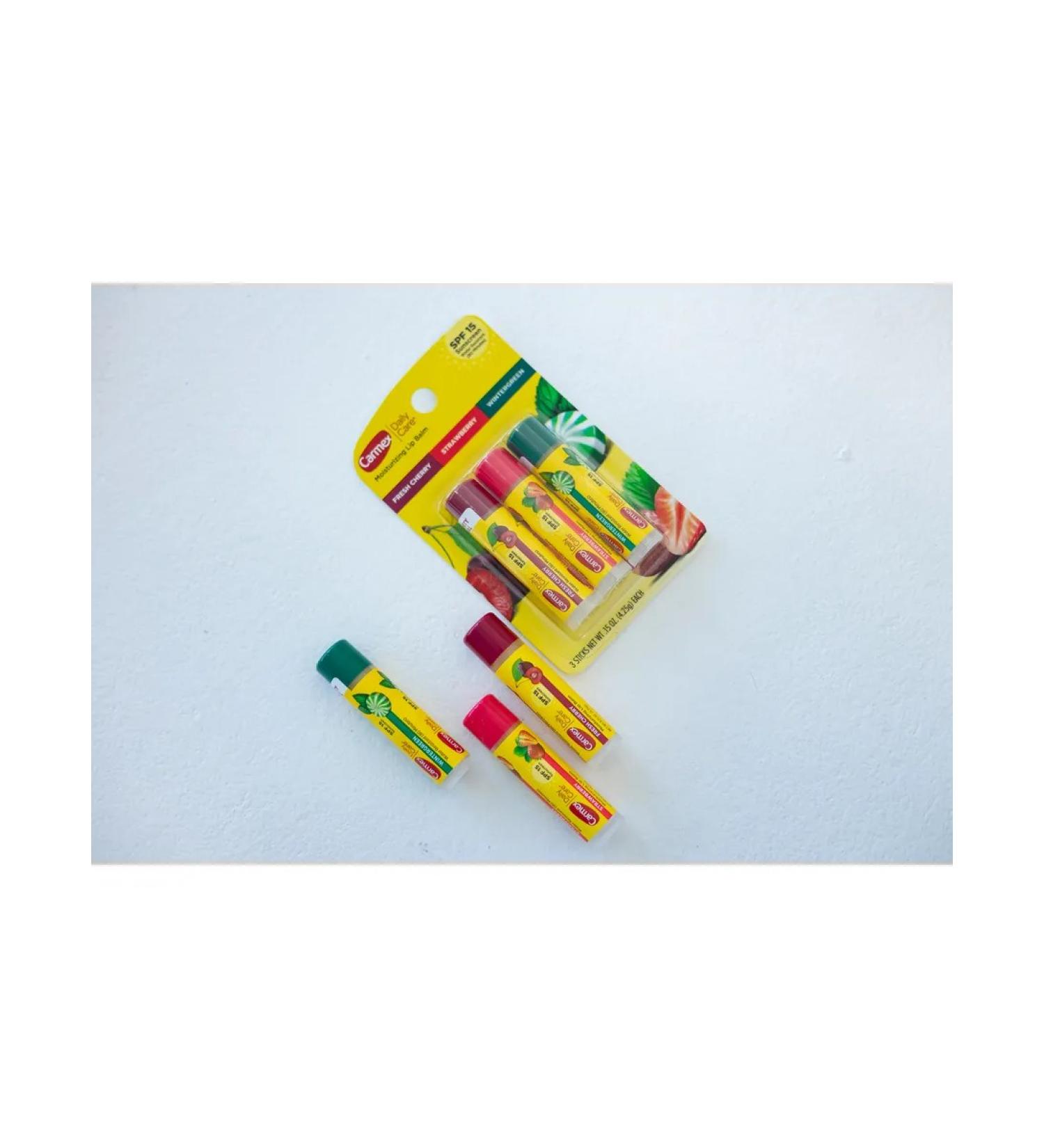 carmex A set of moisturizing lip balms with SPF - Buy Online on GoSupps.com