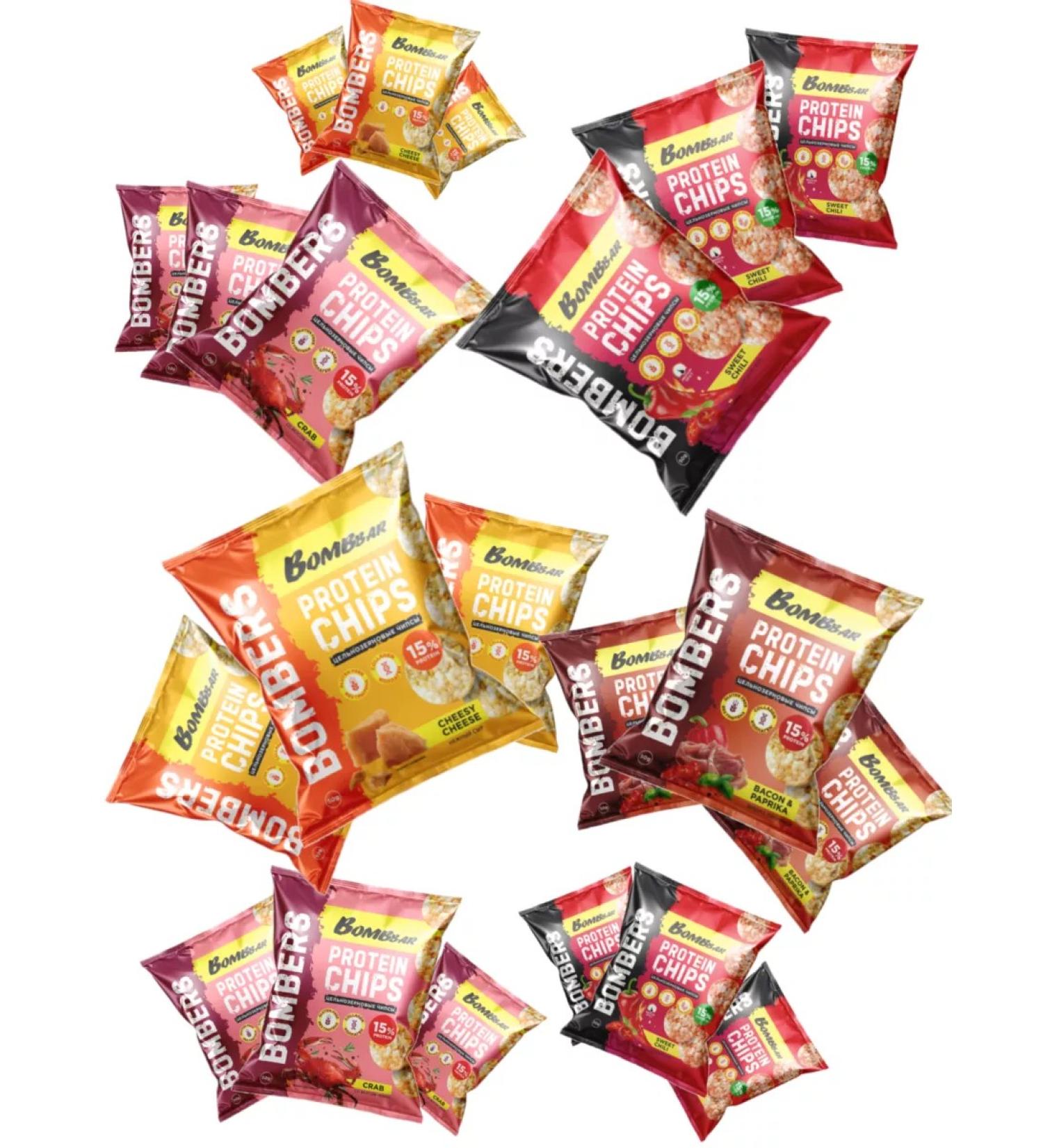 Mix chips 4po 6 bacon delicate cheese crab chili 50 g