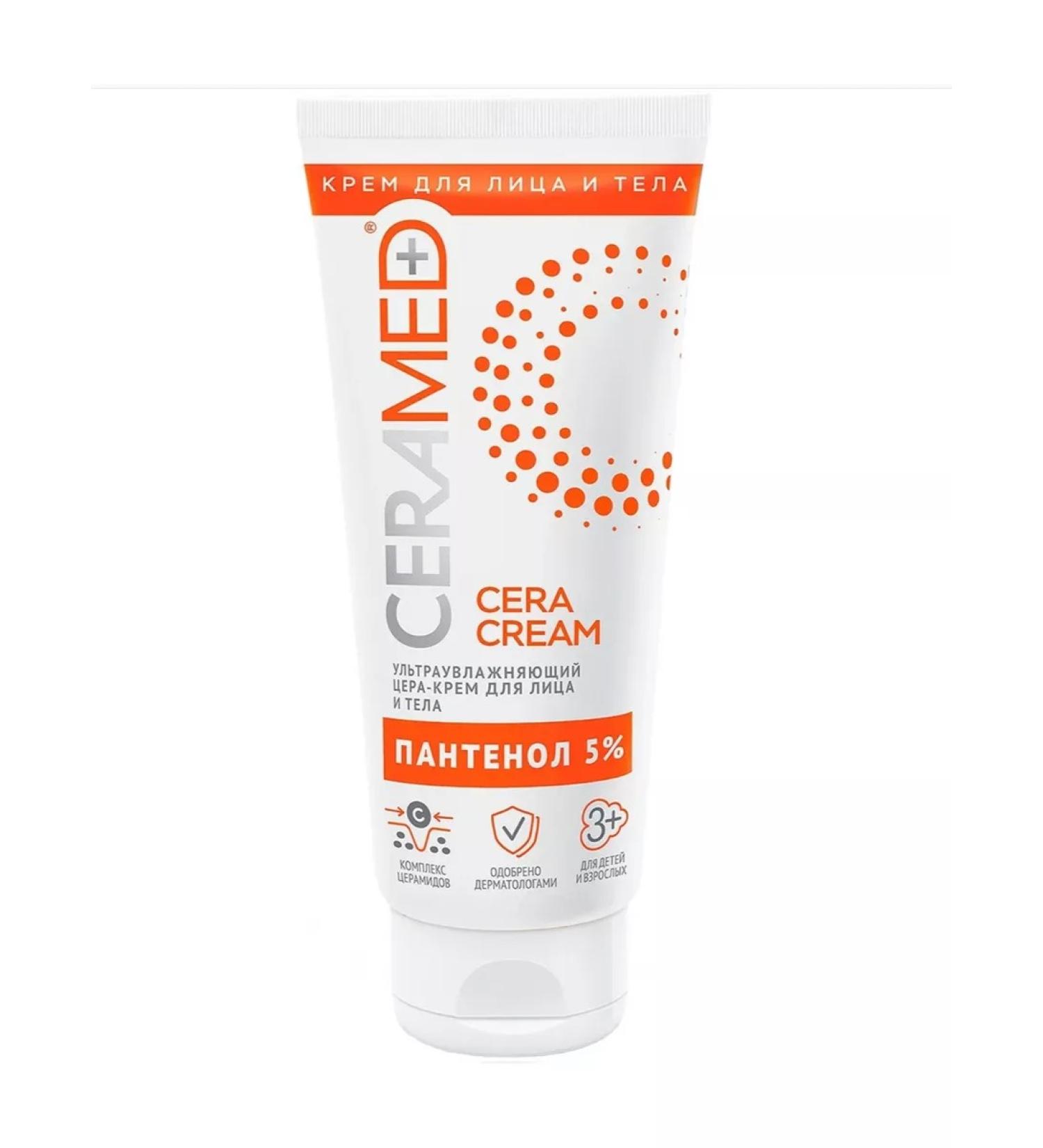 Ceramed Face and body cream ultravalization with D-panthenol 100 ml - Buy Online on GoSupps.com