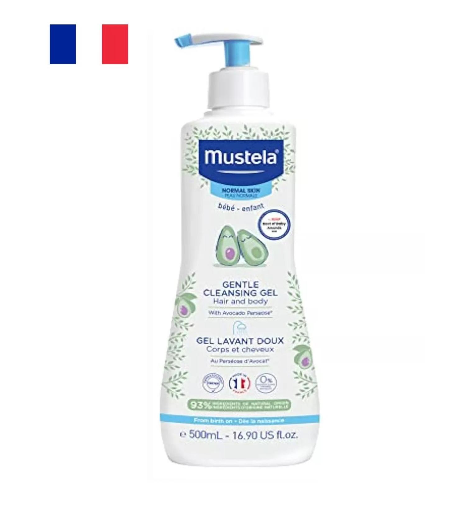 Mustela Mustel delicate cleansing gel for bathing children 500ml - Buy Online on GoSupps.com