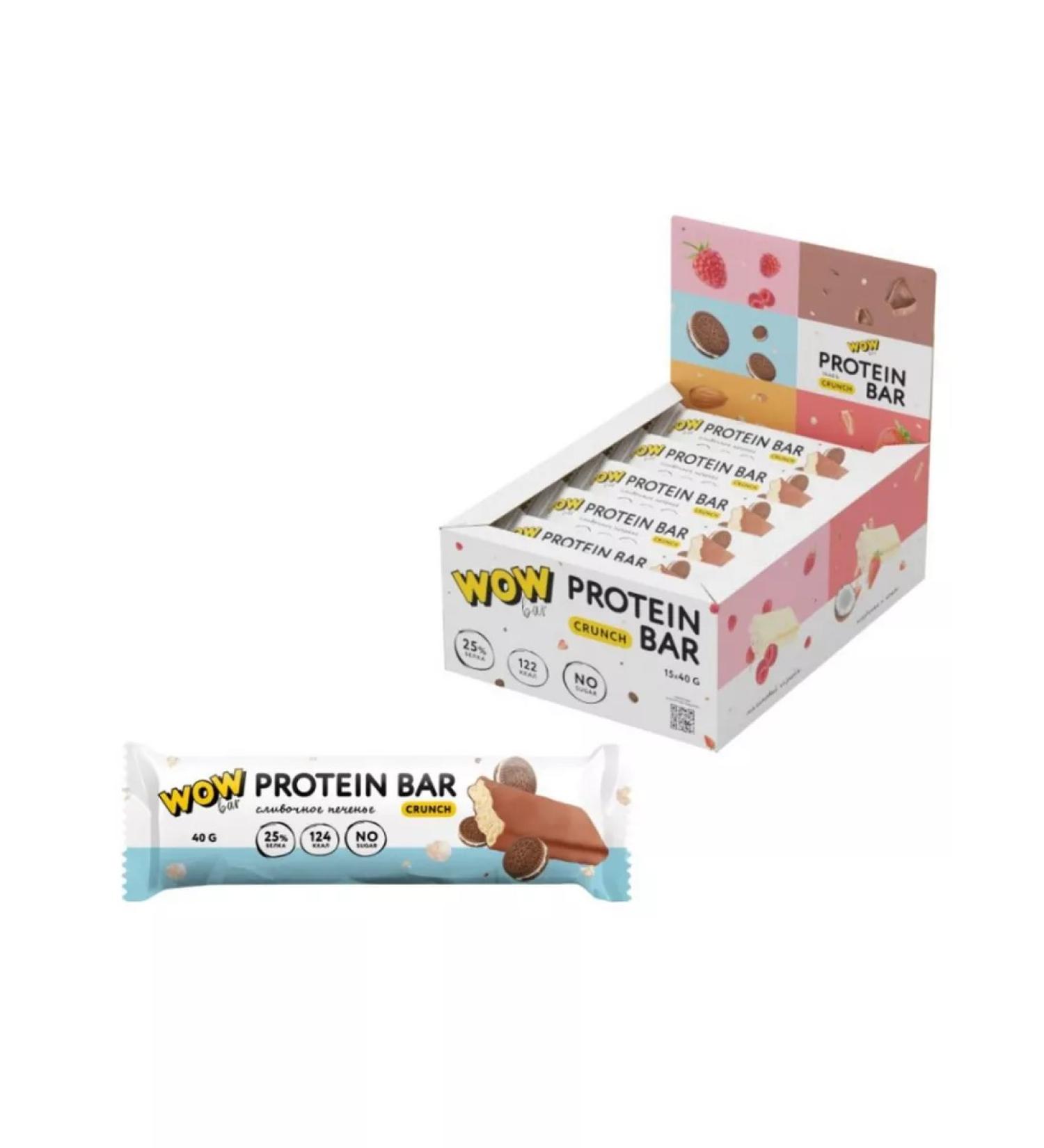 WOWBAR Bank protein cream cookies 40g 15pcs