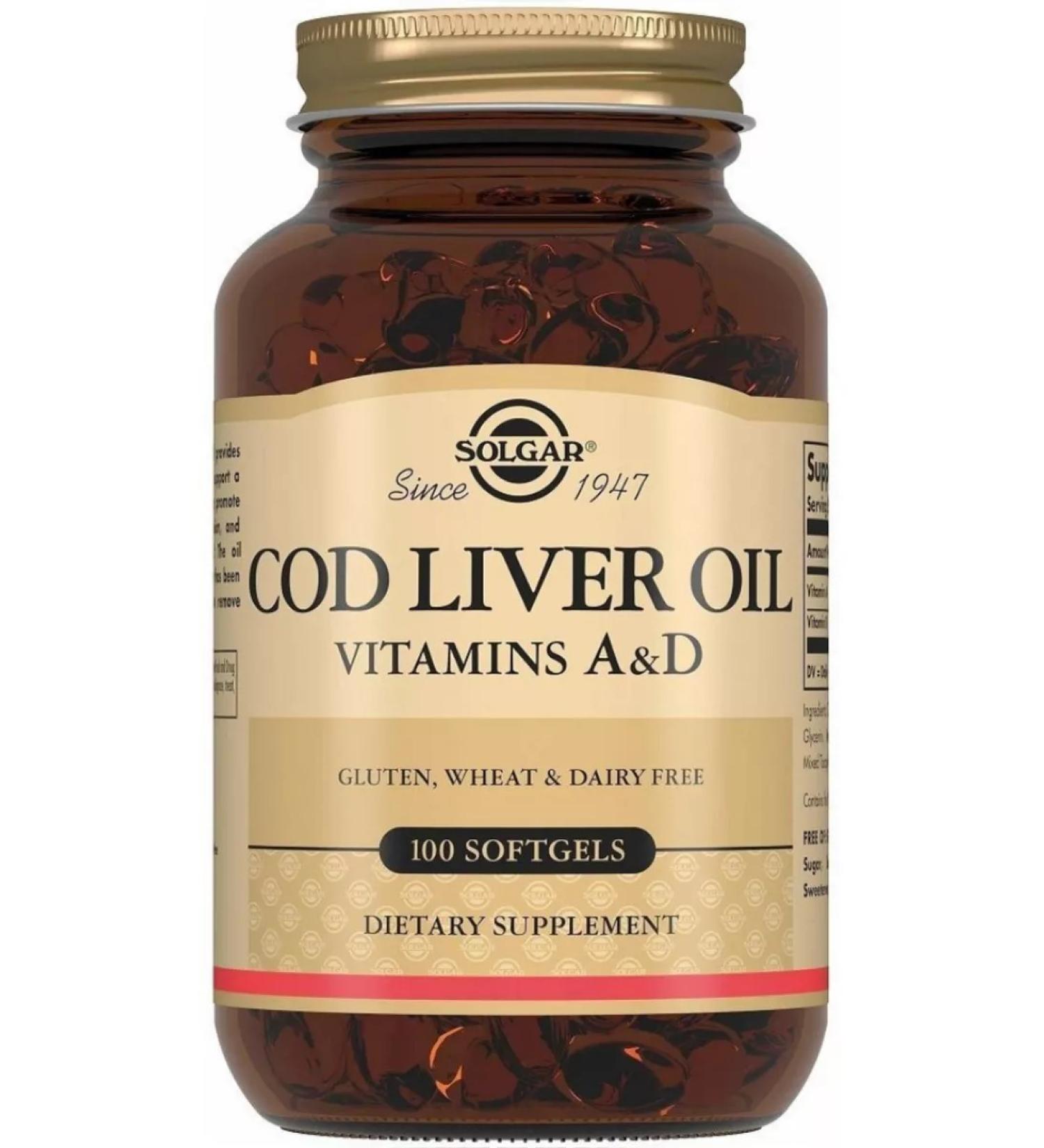 Solgar Fat from the liver of the omega 3 100 cap (675 mg) - Buy Online on GoSupps.com