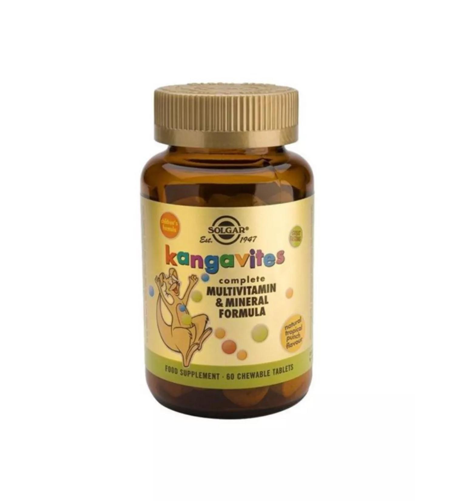 Solgar Kangavitest with fruit taste 60 Zhev Tab (1600 mg)