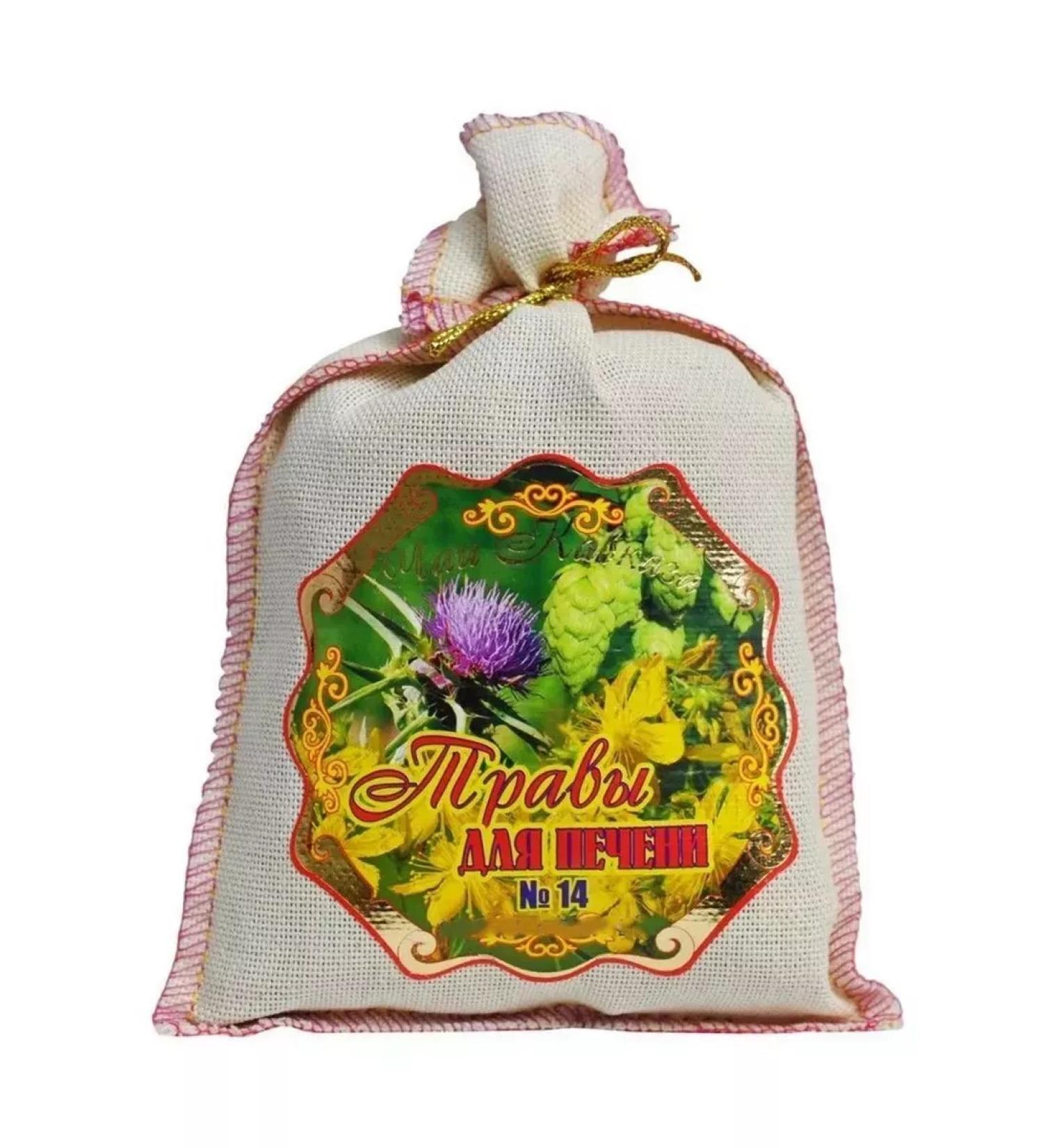 Honey and Jam Phytosbor # 14 grass for liver 150 grams