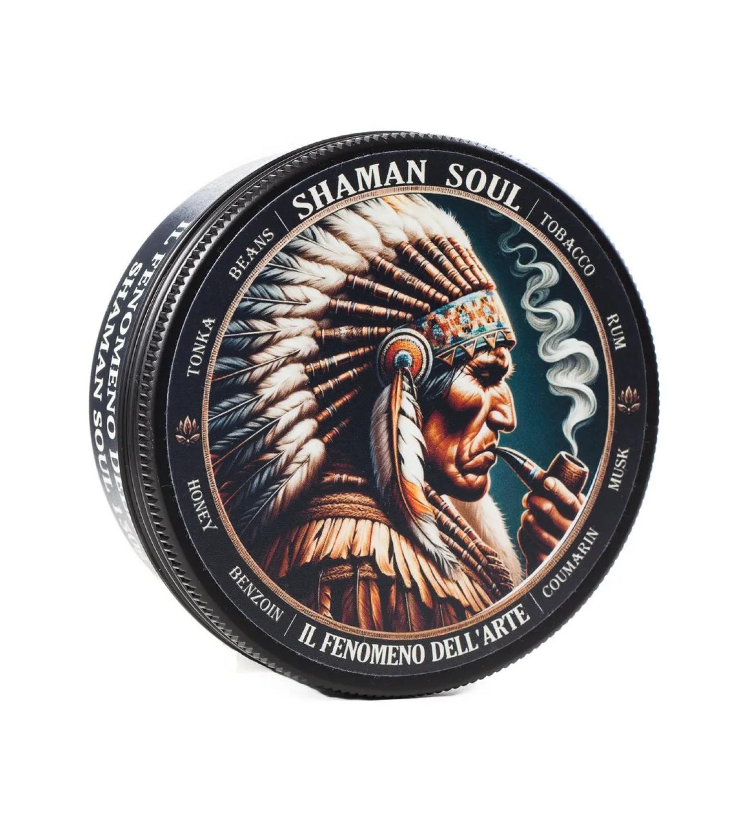 THE FENOMENO DELL'ARTE Shaving soap in a bank (114g.) Shaman Soul. Formula Alpha - Buy Online on GoSupps.com
