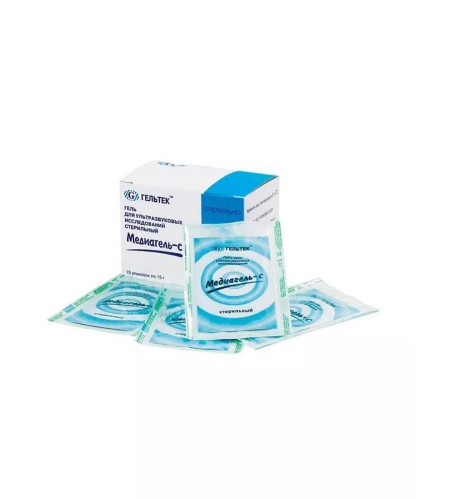 Mediagel Gel for ultrasound of the media gel-s with 15g 15pcs