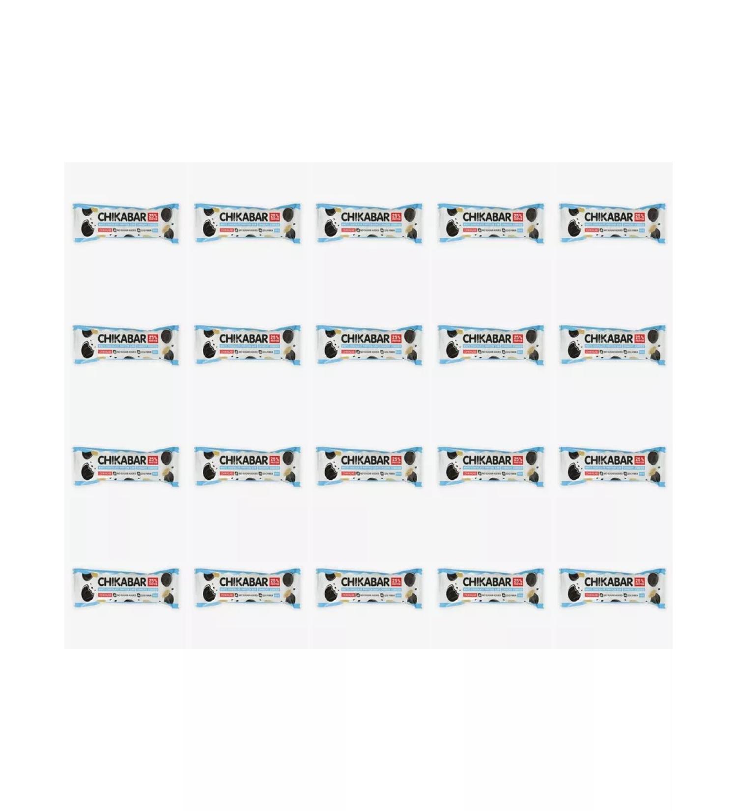 CHIKALAB Bank protein cookies with cream 60g 20pcs - Buy Online on GoSupps.com