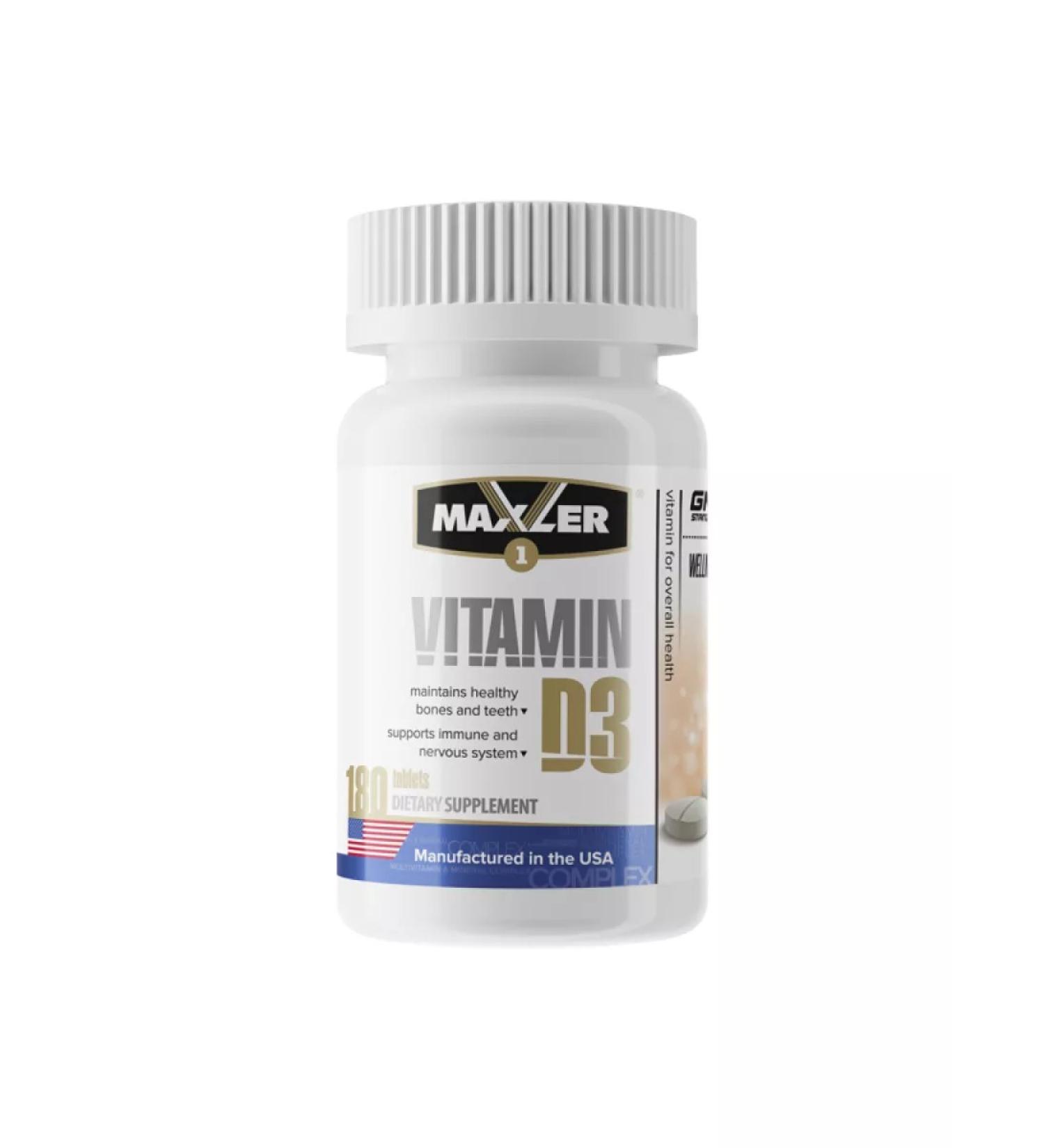 Fitnessland Vitamin D 180 capsules - Buy Online on GoSupps.com