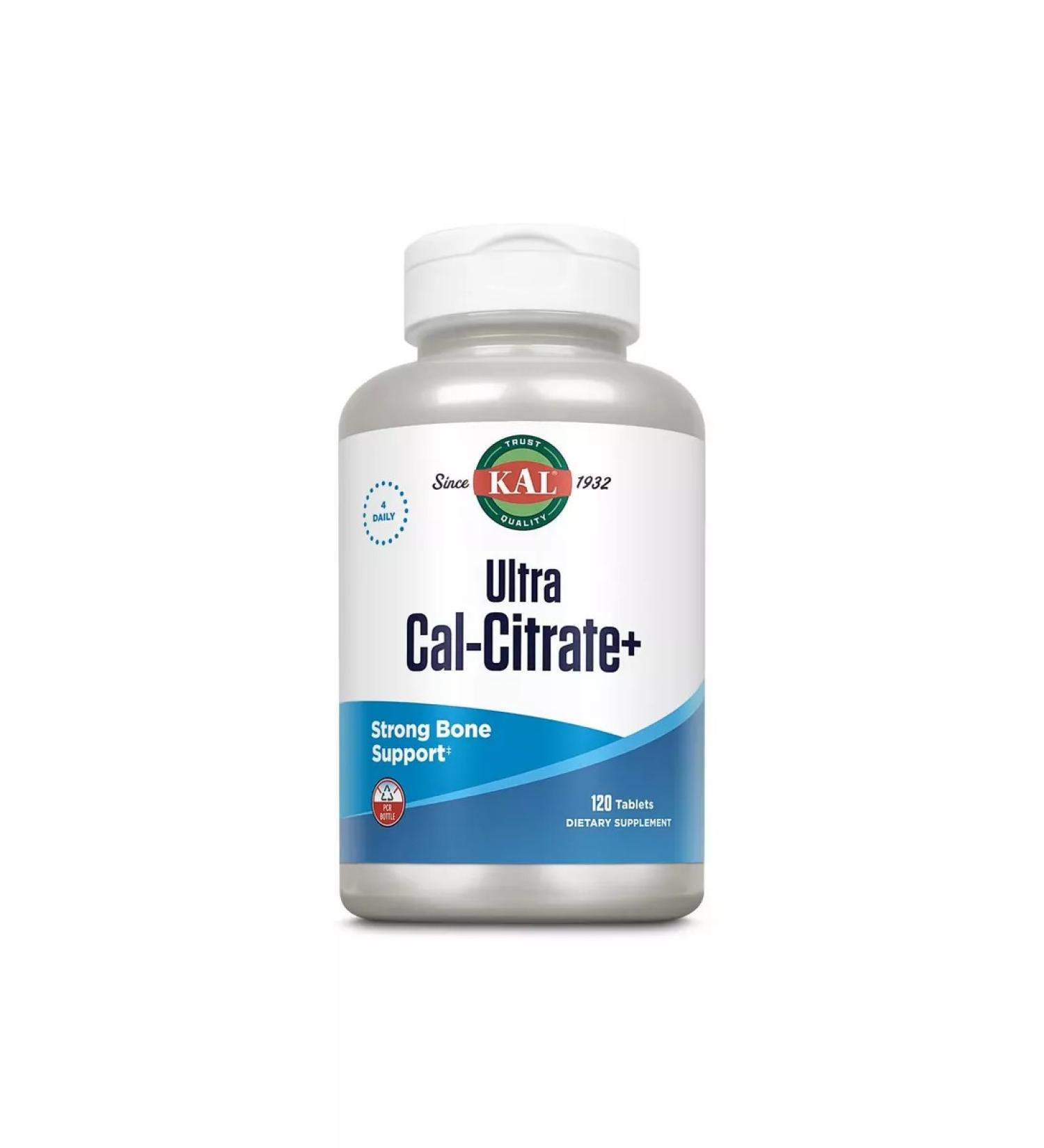 KAL Ultra Cal-Citrate+ 120 tablets